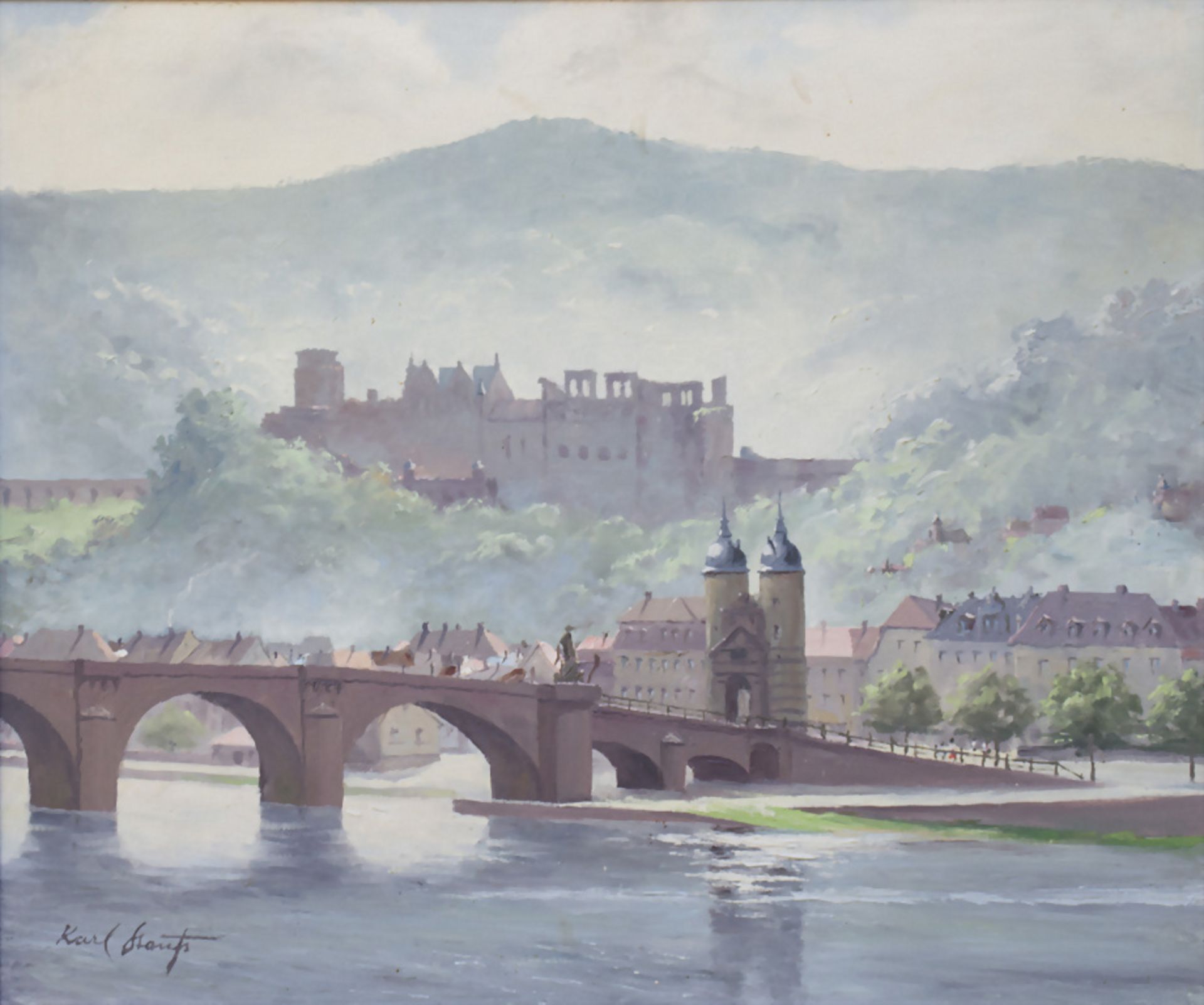 Karl STAUSS (1887-1964), 'Heidelberg', um 1950