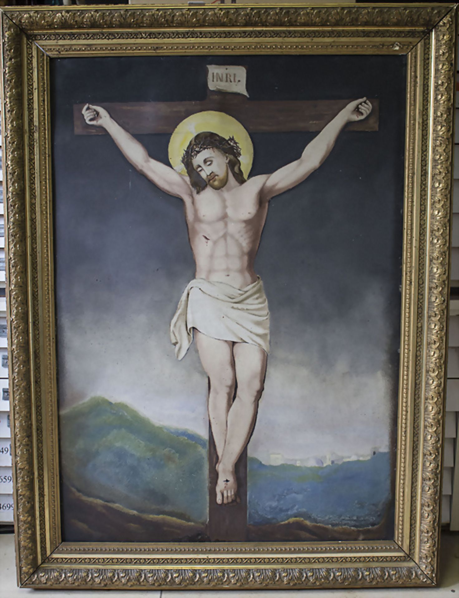Gekreuzigter Jesus Christus, wohl deutsch, 20. Jh. - Image 2 of 5