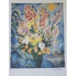 Marc Chagall (1887-1985), 'Bouquet de fleurs', 20. Jh.
