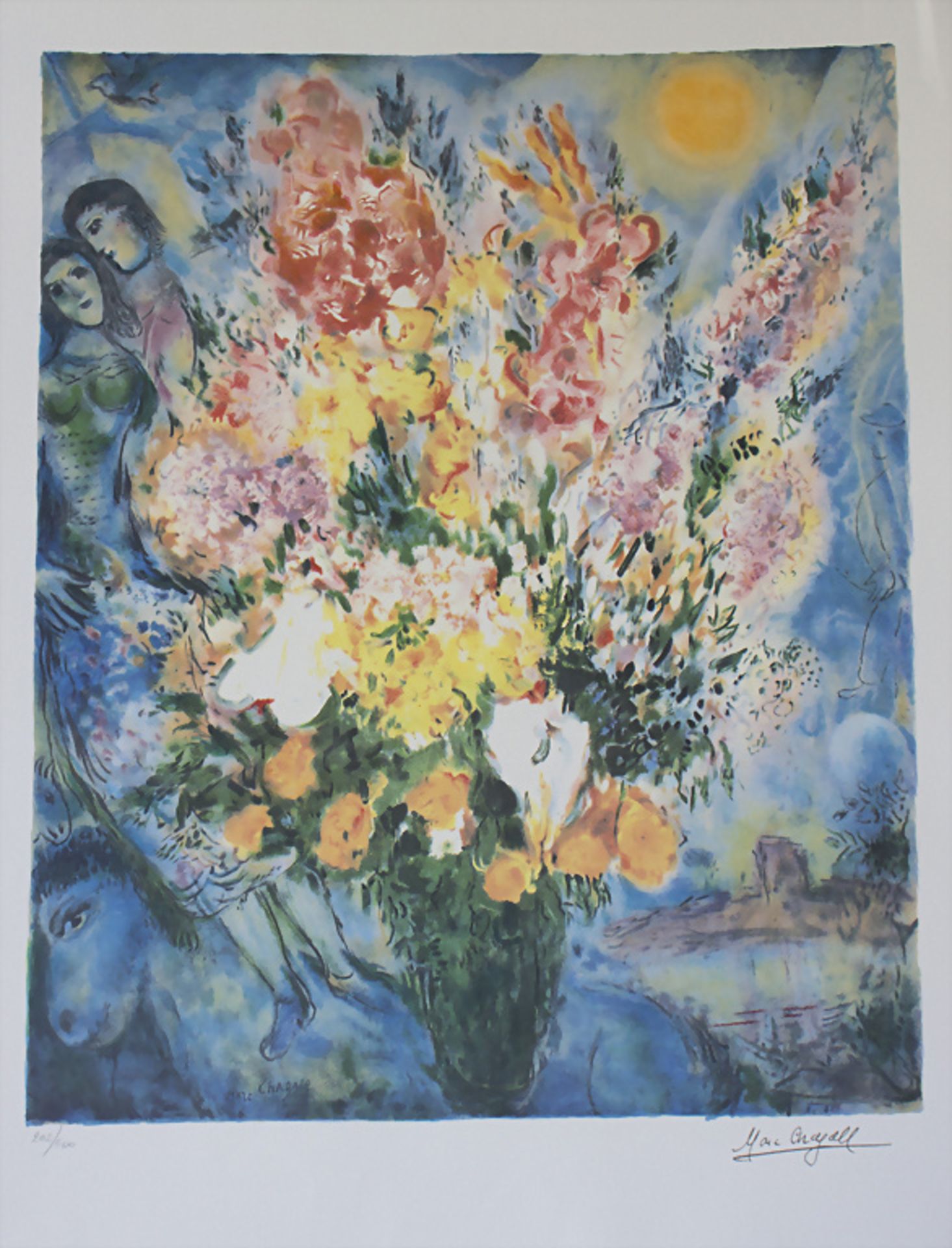 Marc Chagall (1887-1985), 'Bouquet de fleurs', 20. Jh.