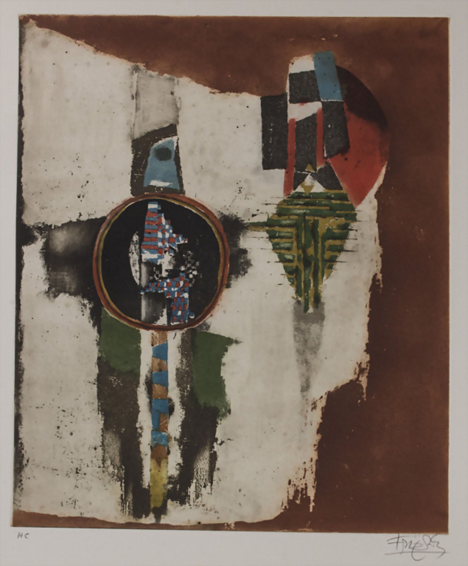 Johnny Friedländer (1912-1992), 'Abstrakte Formen' / 'Abstract shapes', 2. Hälfte 20. Jh.