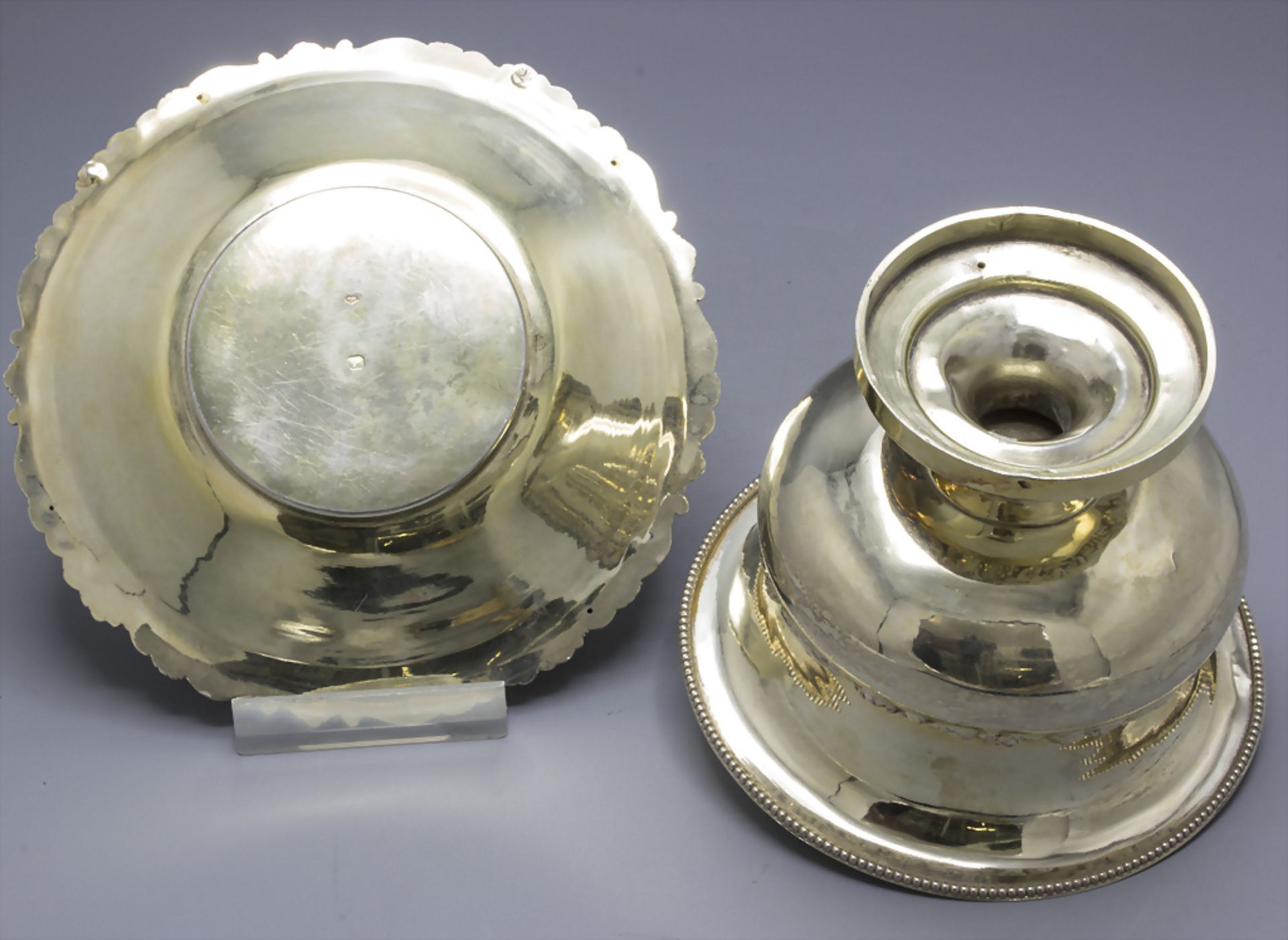Louis-Philippe Tasse mit Untertasse / A silver cup and saucer, Jean Francois Veyrat, Paris, ... - Bild 3 aus 7
