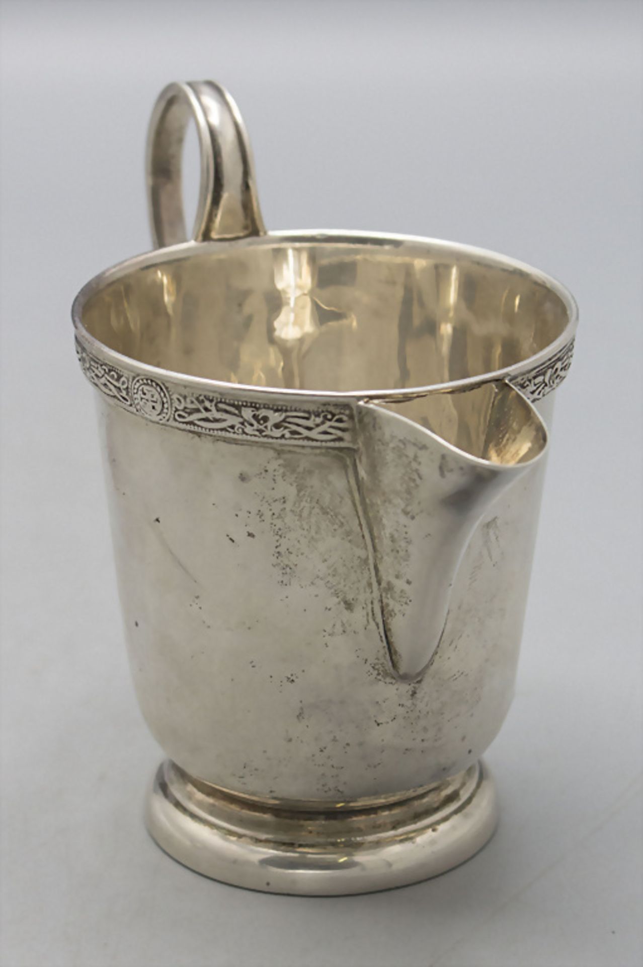 Sahnegießer / A silver creamer, E. Viners, Sheffield, 1937 - Bild 2 aus 5