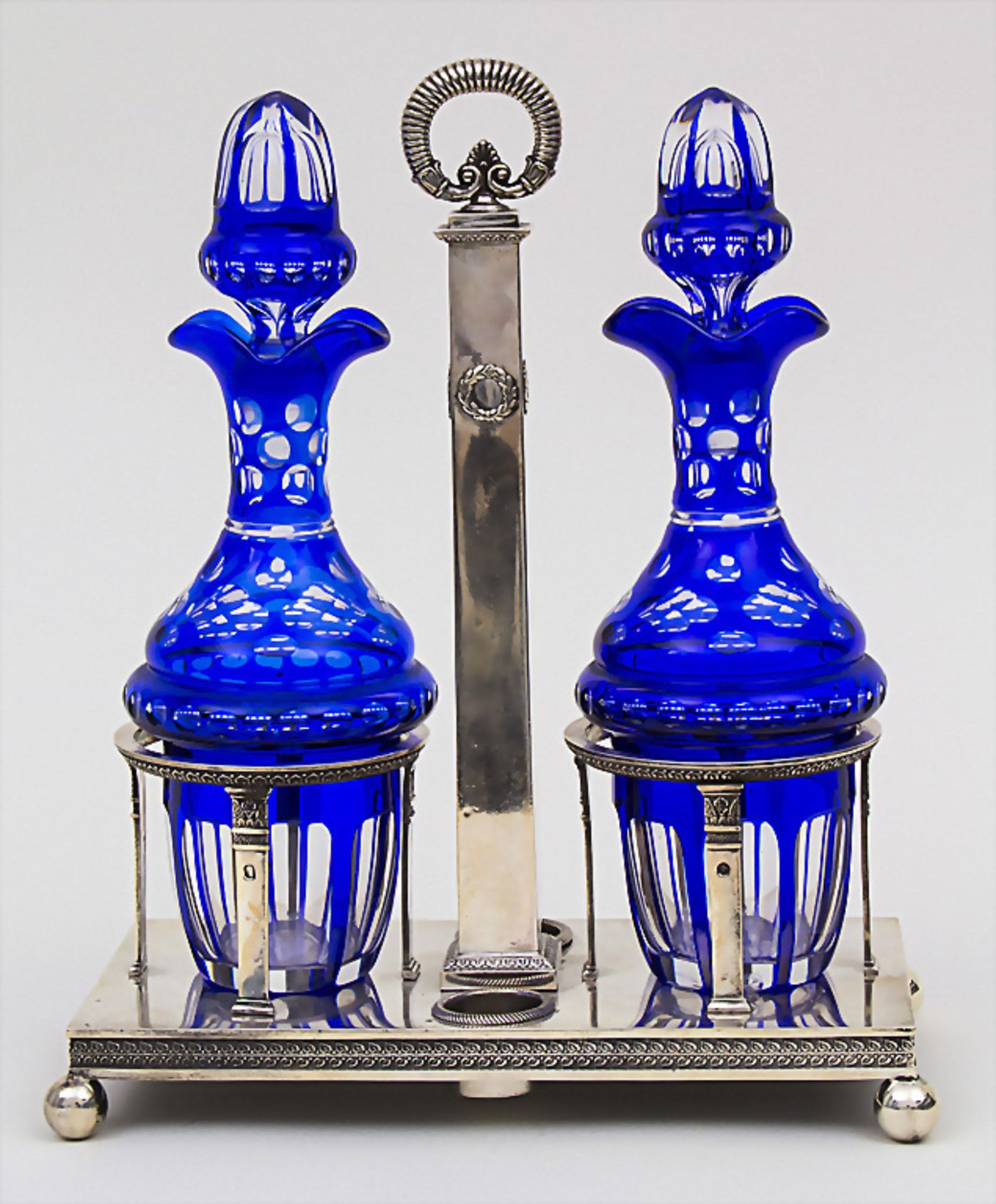 Empire Huilier / Essig- und Öl Menage / A cruet stand, Odiot, Paris, um 1820