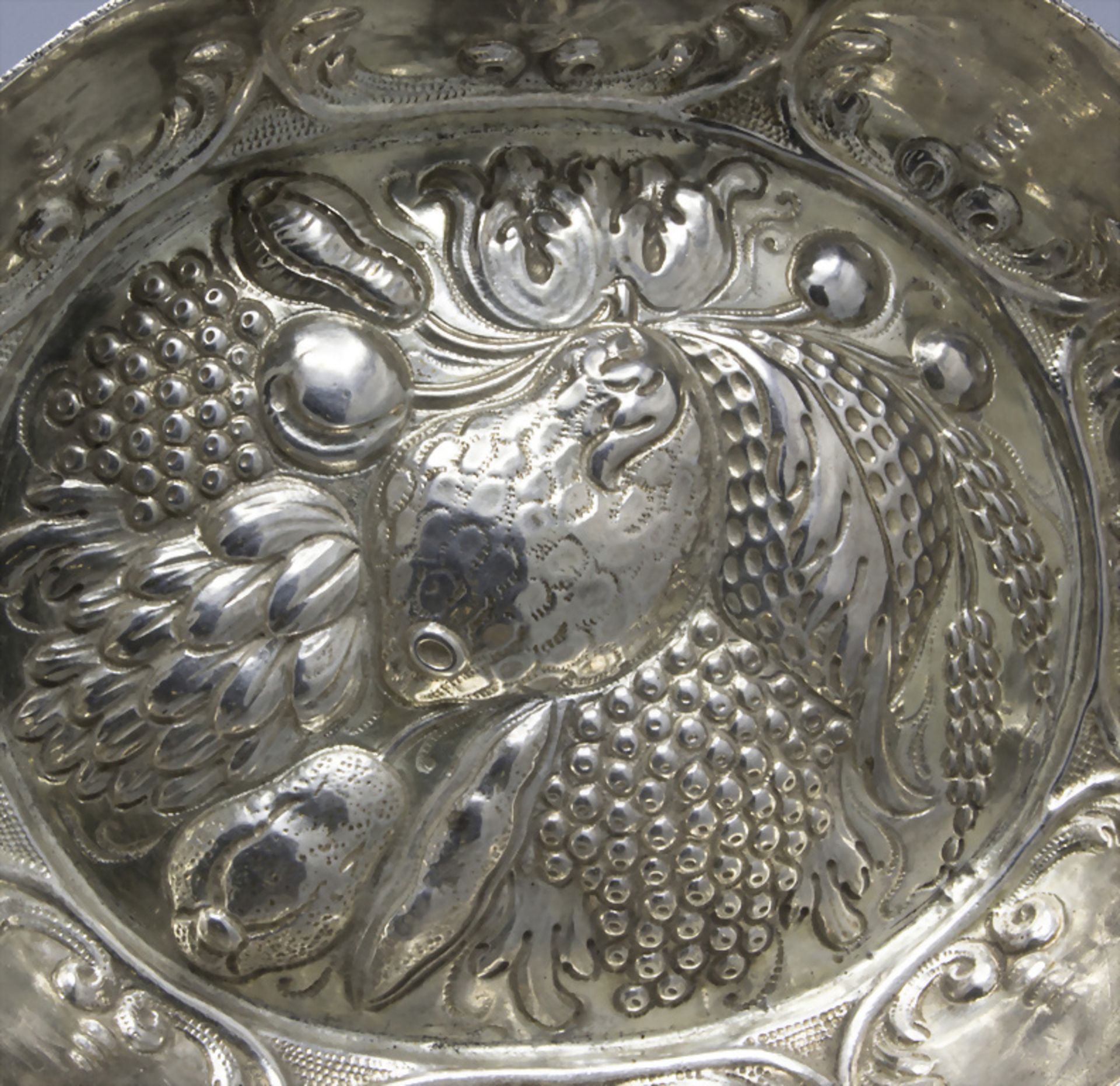 Barock Etrog Schale / A Baroque silver Etrog bowl, Johann Georg Oxner (Meister 1677-1712), München - Image 2 of 6