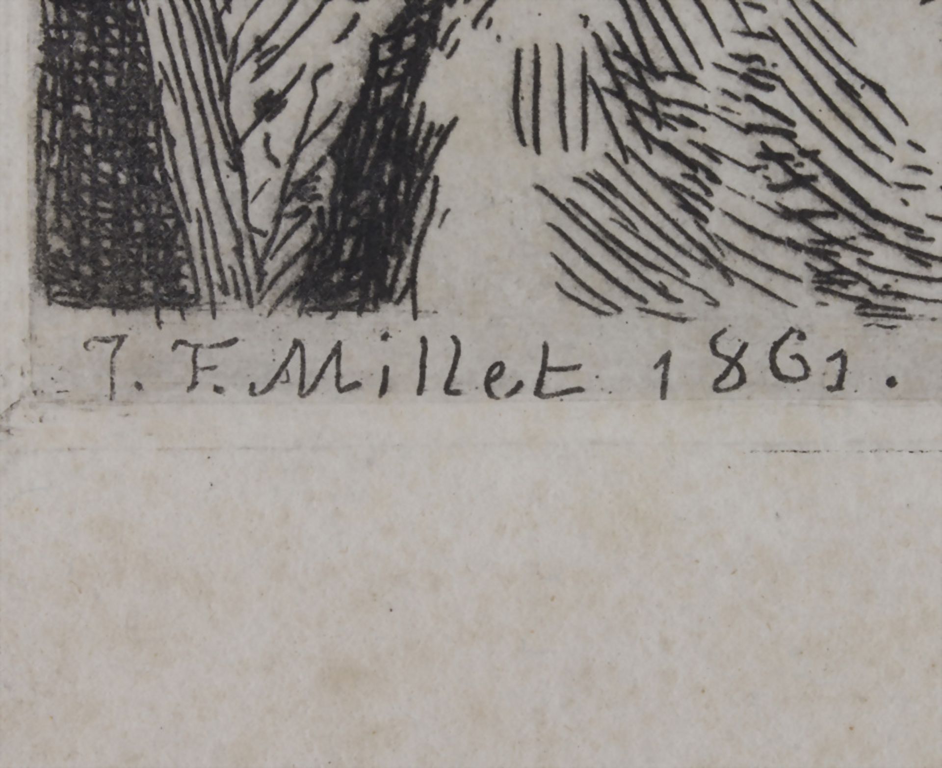 Jean François Millet (1824-1875), 'La Bouillie' - Image 3 of 4