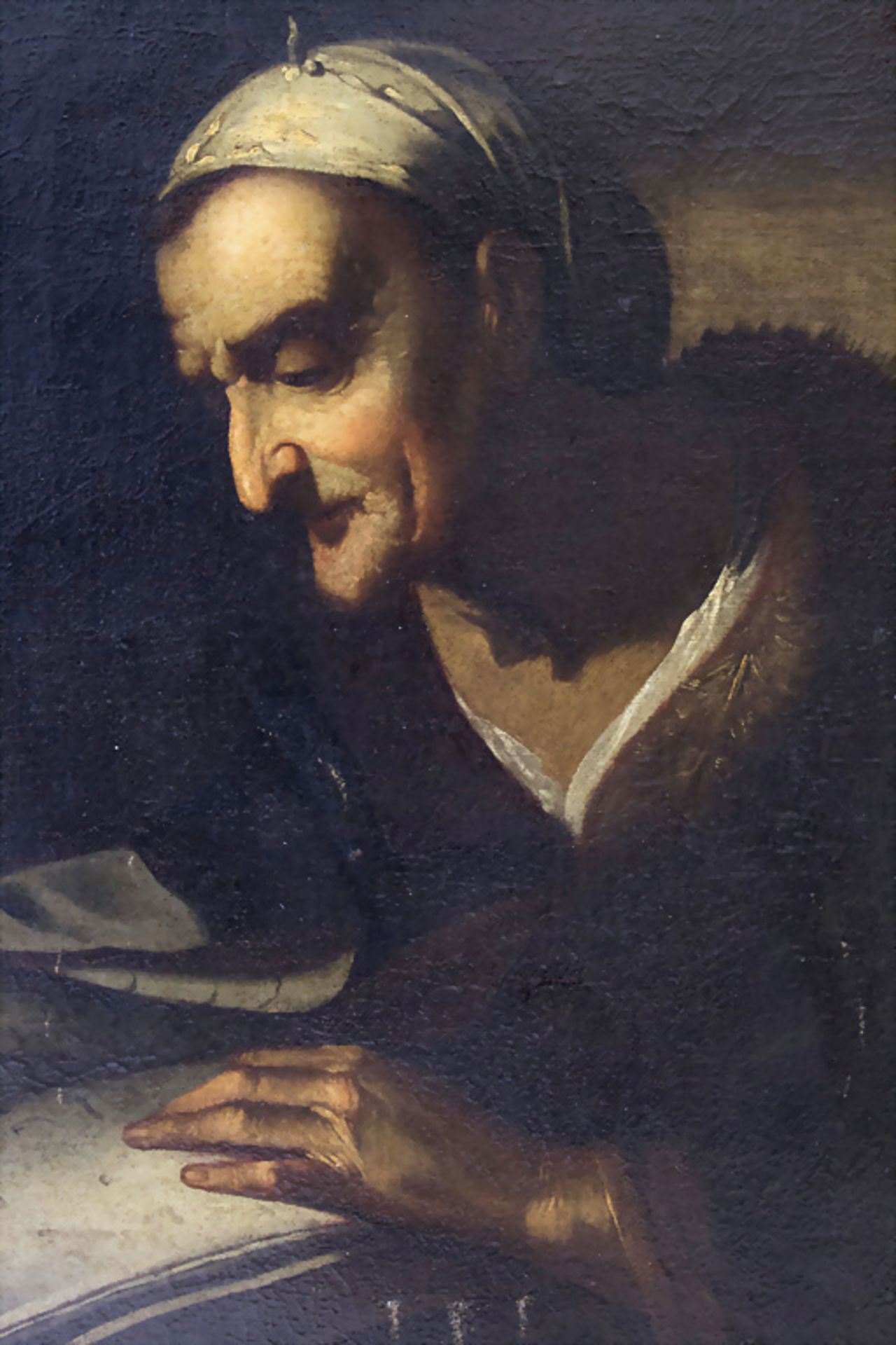 Pietro Bellotti / Bellotto (1625/7-1700), 'Vecchia Filosofa piegata su un Libro', 2. Hälfte 17. Jh. - Bild 3 aus 7