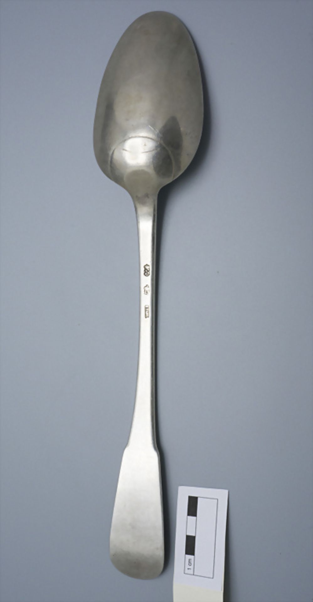 Ragout Löffel / Cuillère à ragout en argent massif / A large silver serving spoon, Jean Stahl, ... - Bild 2 aus 3