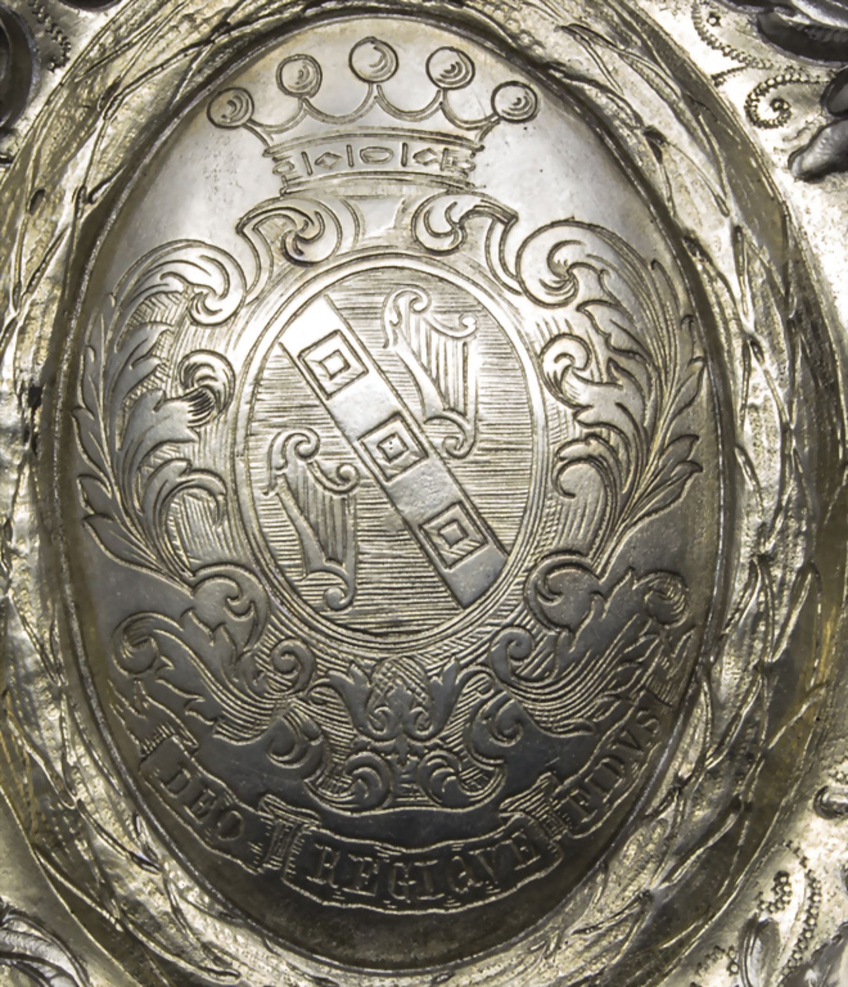 Barocke Weinbrandschale / A Baroque silver brandy tasting cup, J. Bossard, Luzern, nach 1775 - Image 3 of 7