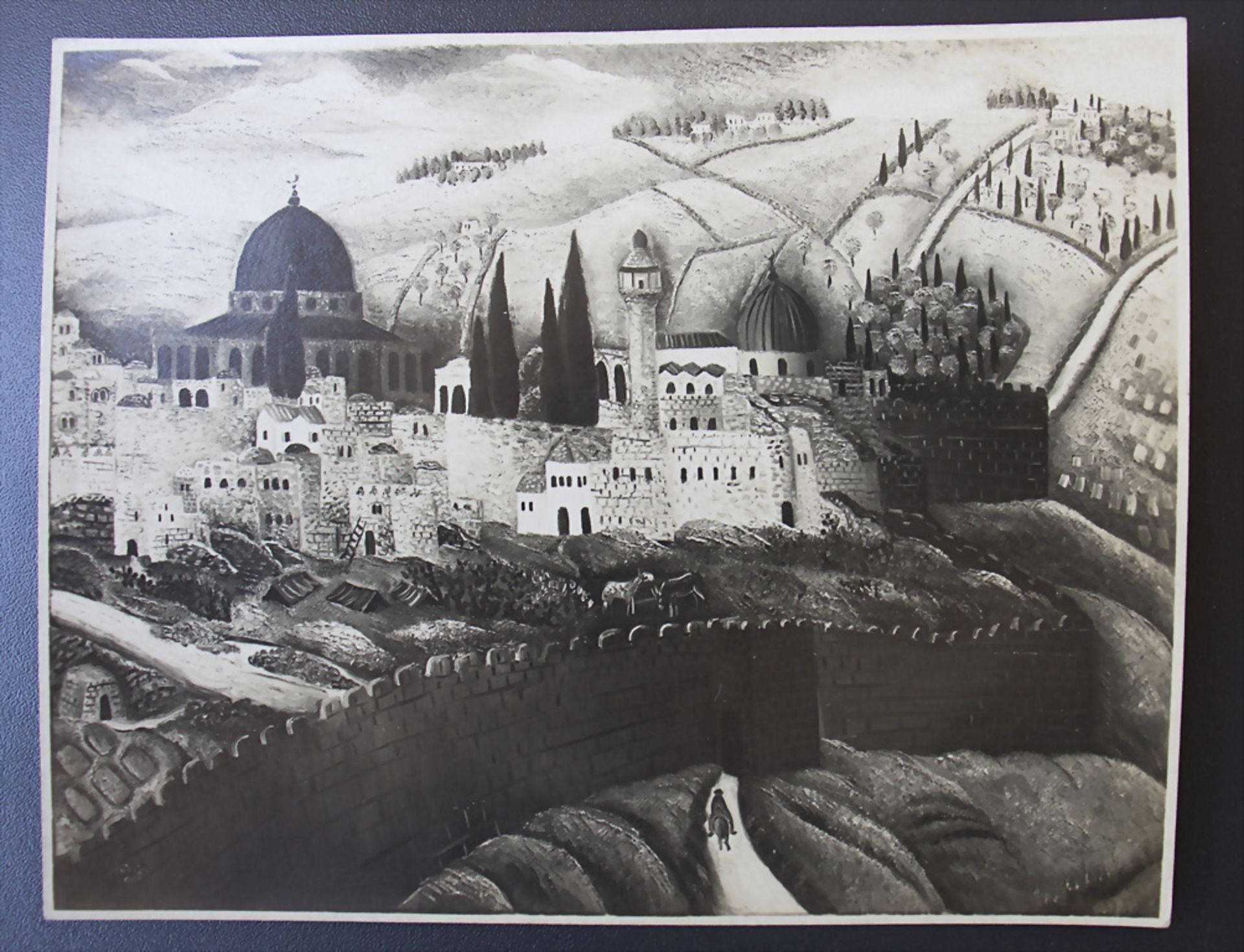 Reuven Rubin (1893-1974), Gemäldefoto 'Jerusalem II', 1928