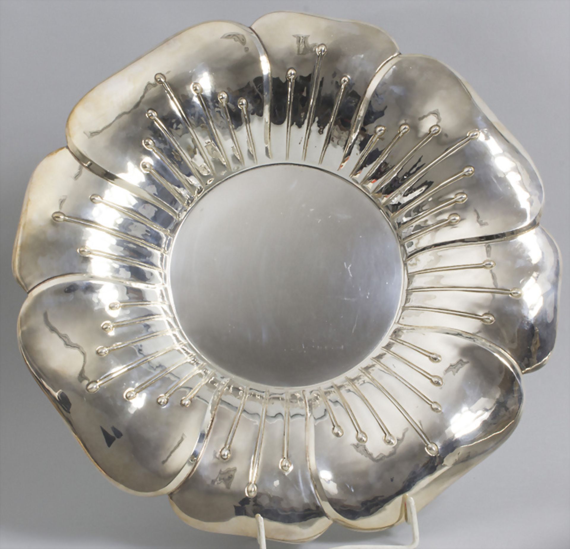 2 Prunkschalen / 2 splendid silver bowls, Editio Broggi, Milano / Mailand, um 1980 - Bild 2 aus 6