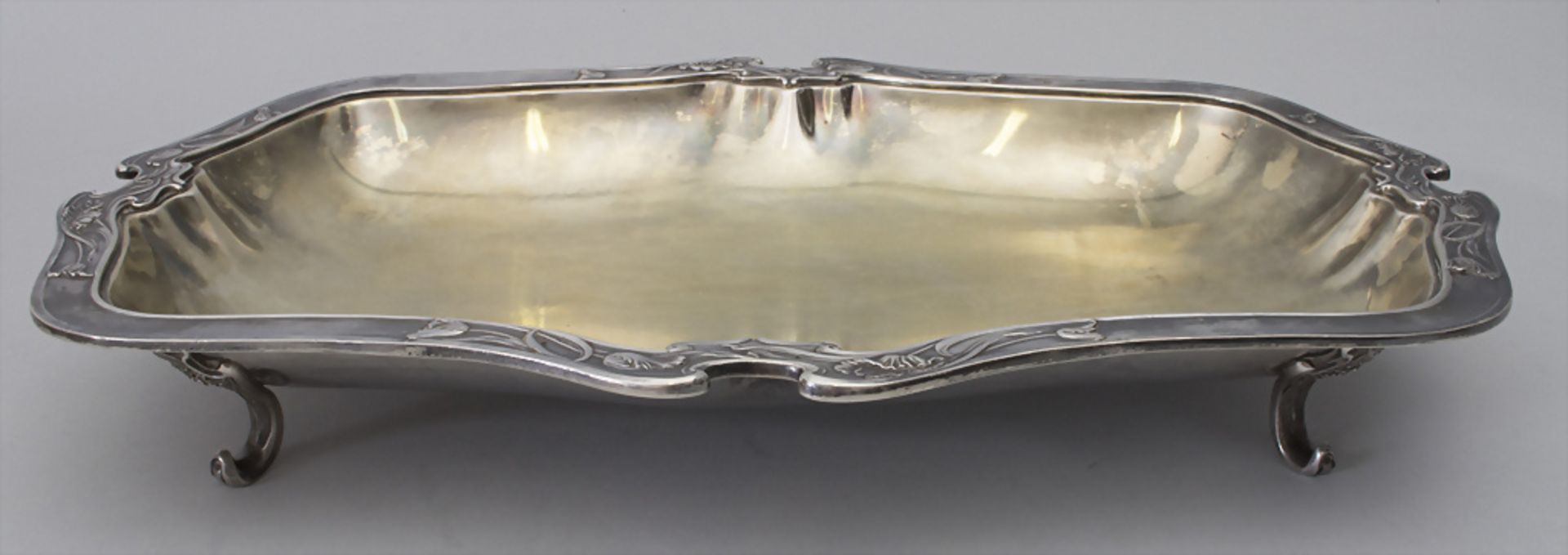 Jugendstil Anbietschale / An Art Nouveau silver tray, Armand Gross, Paris, nach 1893 - Image 2 of 9