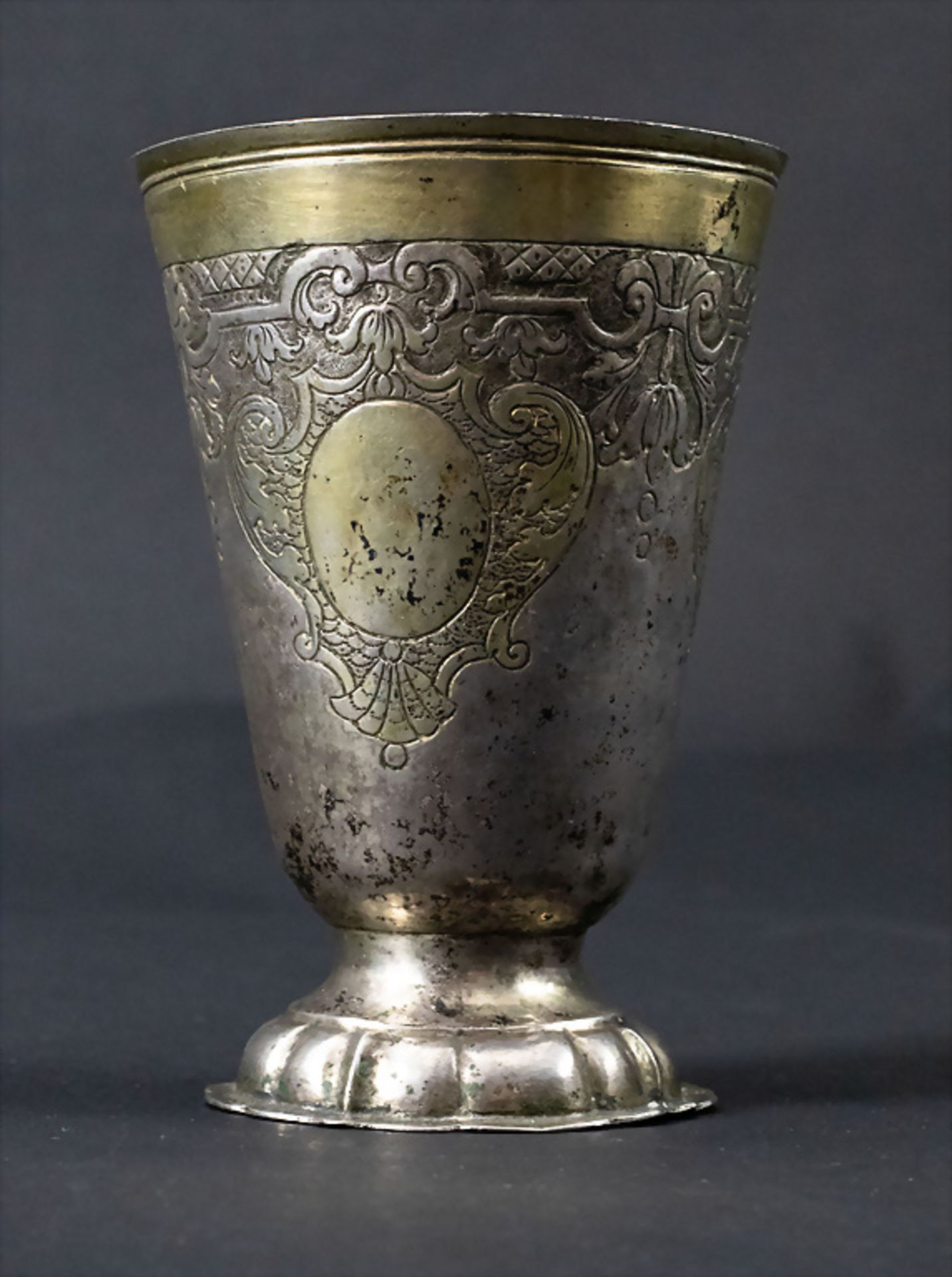 Barock Becher / A Baroque silver beaker, Georg Friedrich Thamm, Breslau / Wroclaw, 1746-1758