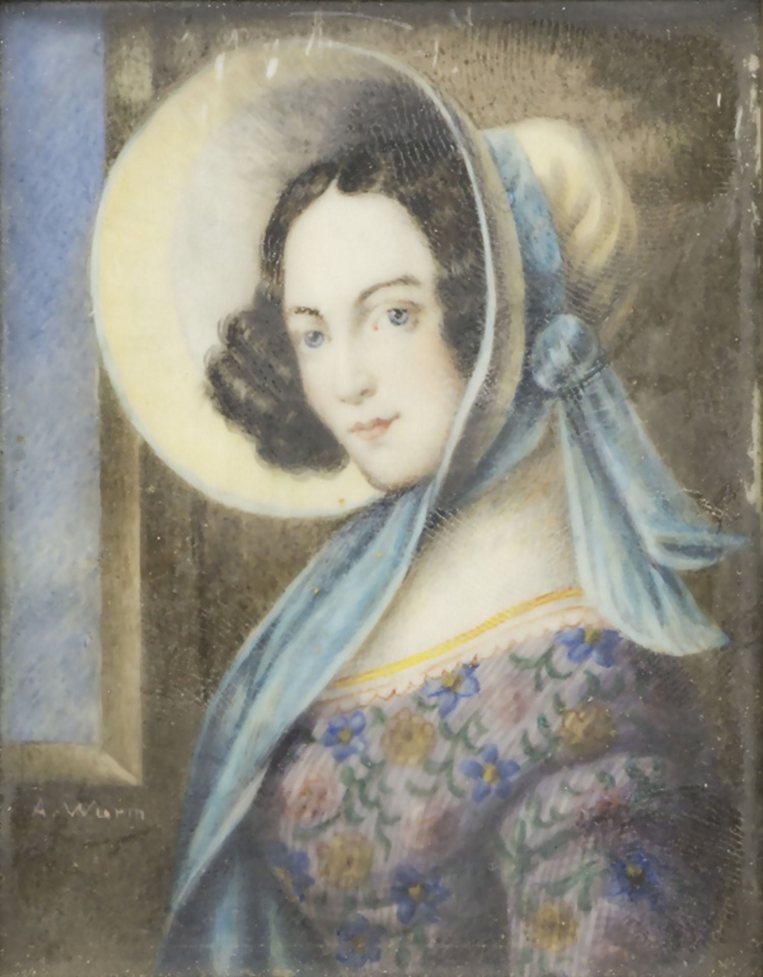 Anton Wurm, 'Biedermeier Damenporträt' / 'A Biedermeier portrait of a lady'