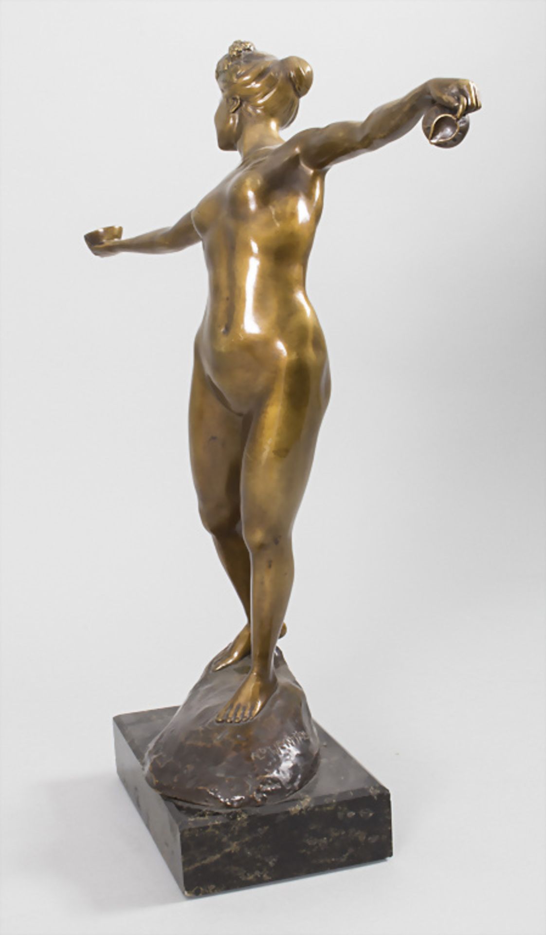 Artur Imanuel Löwental (Wien 1879-1964 Berlin), Jugendstil Bronze 'Weiblicher Akt' / An Art ... - Image 5 of 10