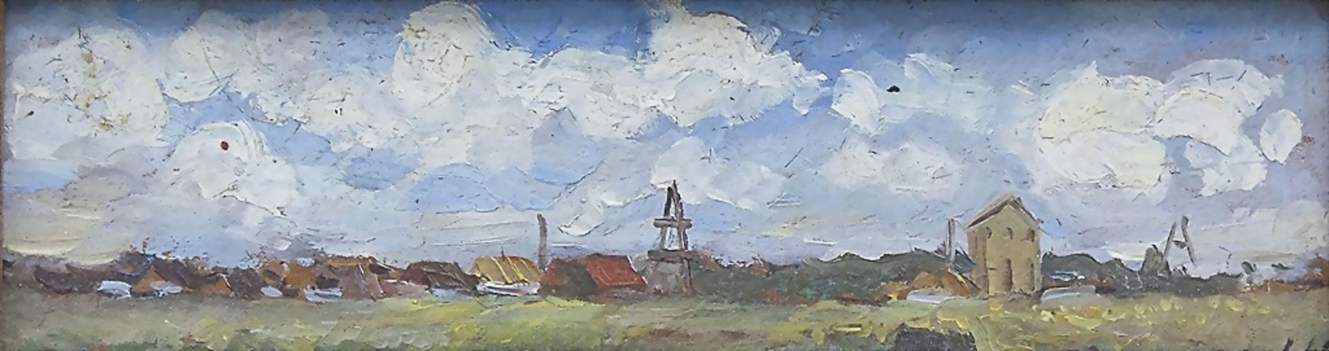5 Landschaftsgemälde/5 Landscape Paintings, Mikhail Sapojnikow (Russland, geb. 1920), 1948-1953 - Bild 6 aus 6
