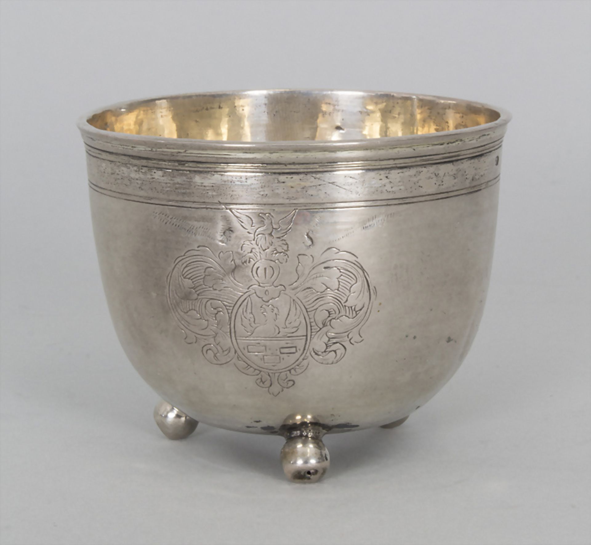 Barock Becher / A Baroque silver beaker, Gottlieb Kuntze, Breslau / Wroclaw, nach 1746