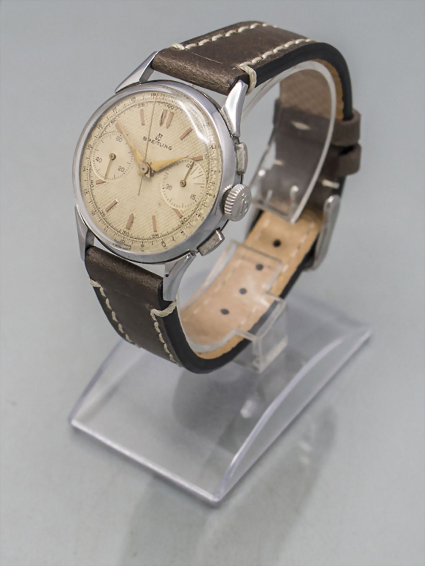 Breitling Chronograph, Schweiz/Swiss, um 1955 - Image 2 of 9