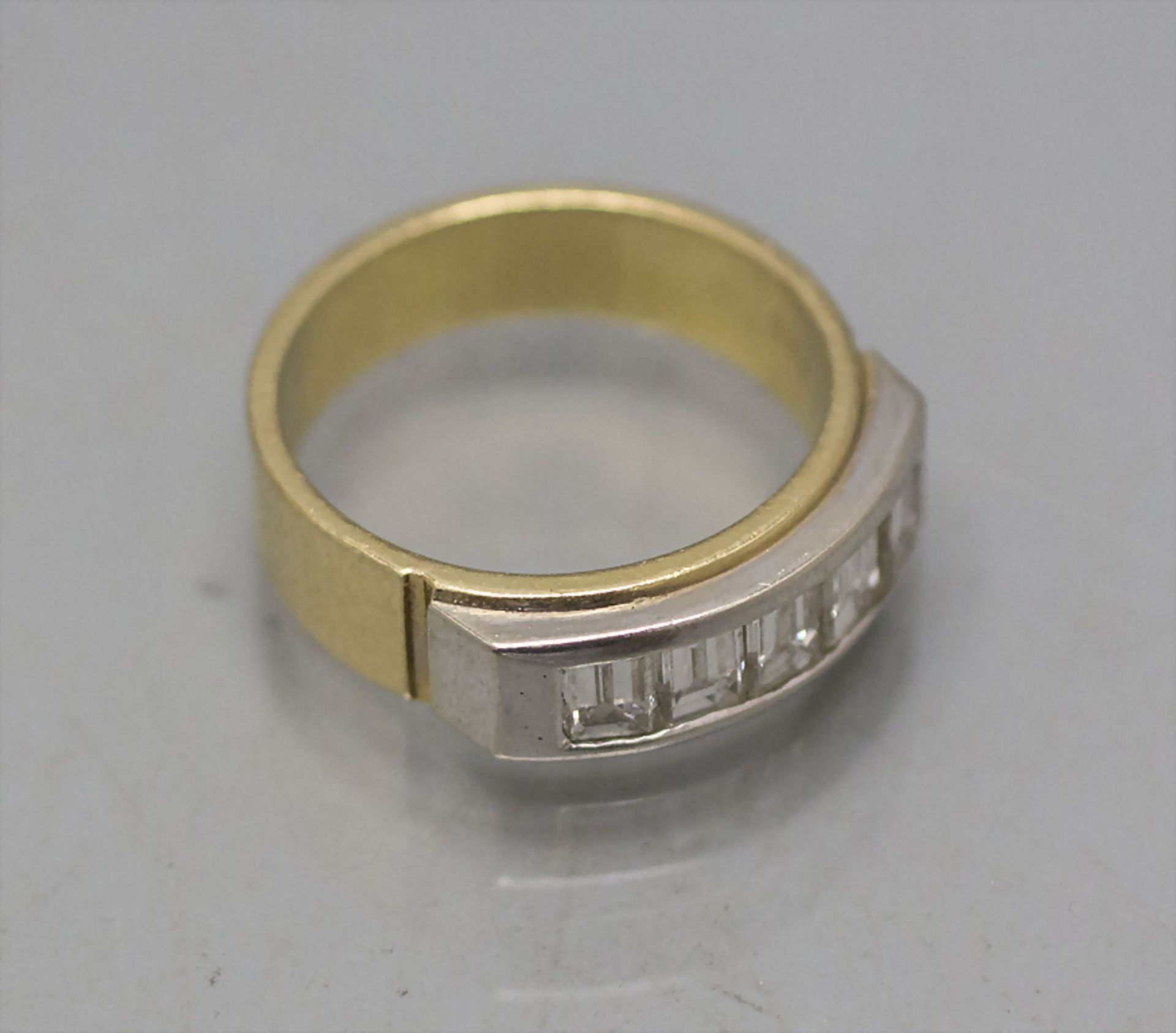 Damenring mit Diamanten / An 18 ct ladies gold ring with diamonds - Image 2 of 2