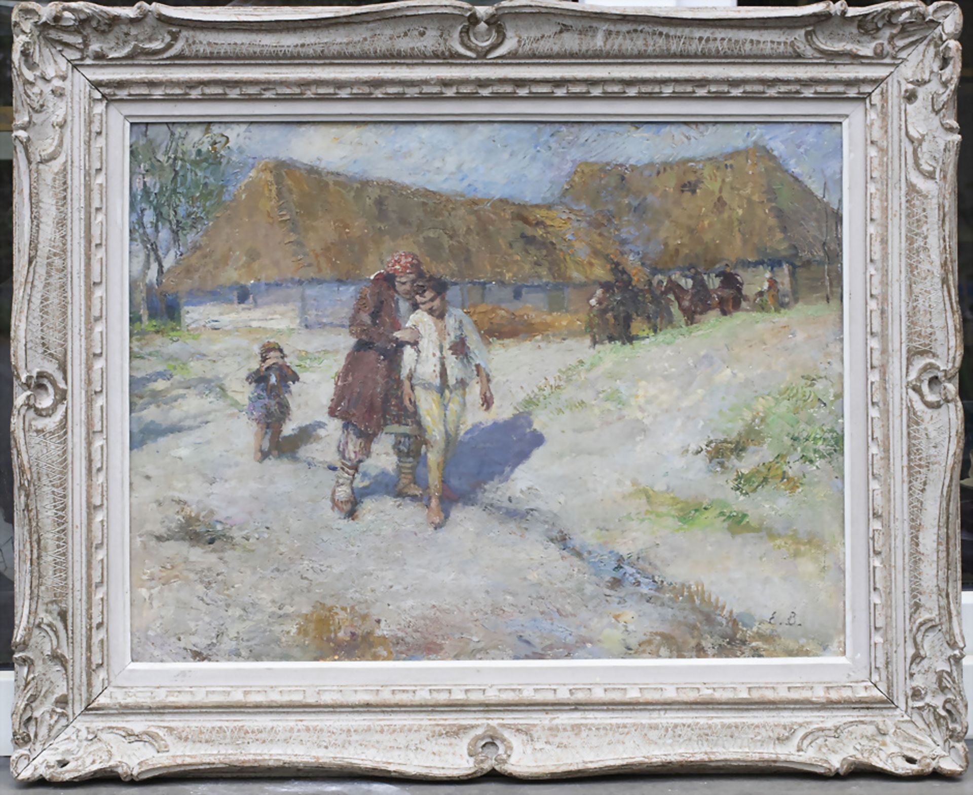 Russischer Maler des 19. Jh., 'Der Abschied' / 'The goodbye', um 1890