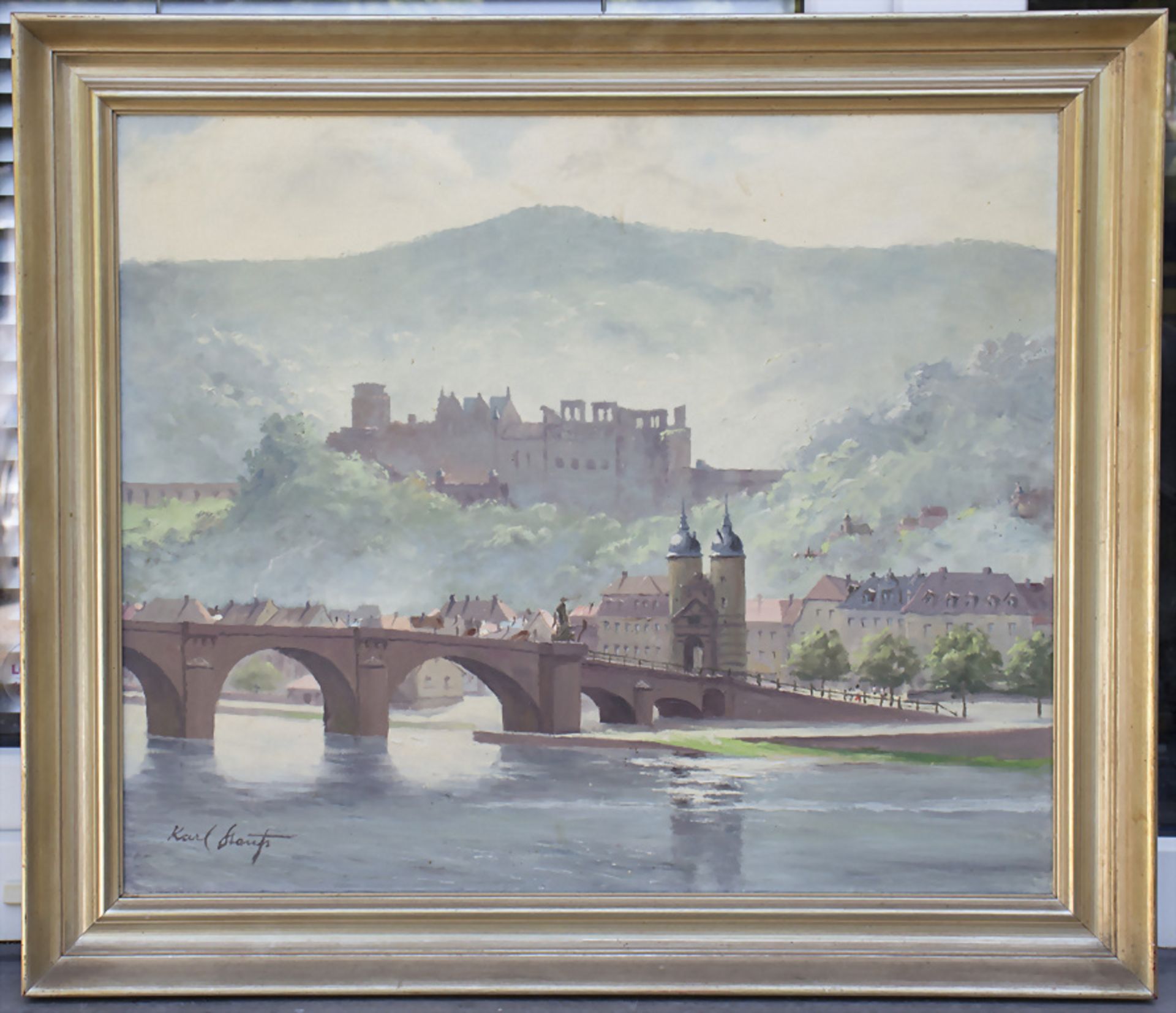 Karl STAUSS (1887-1964), 'Heidelberg', um 1950 - Bild 2 aus 8