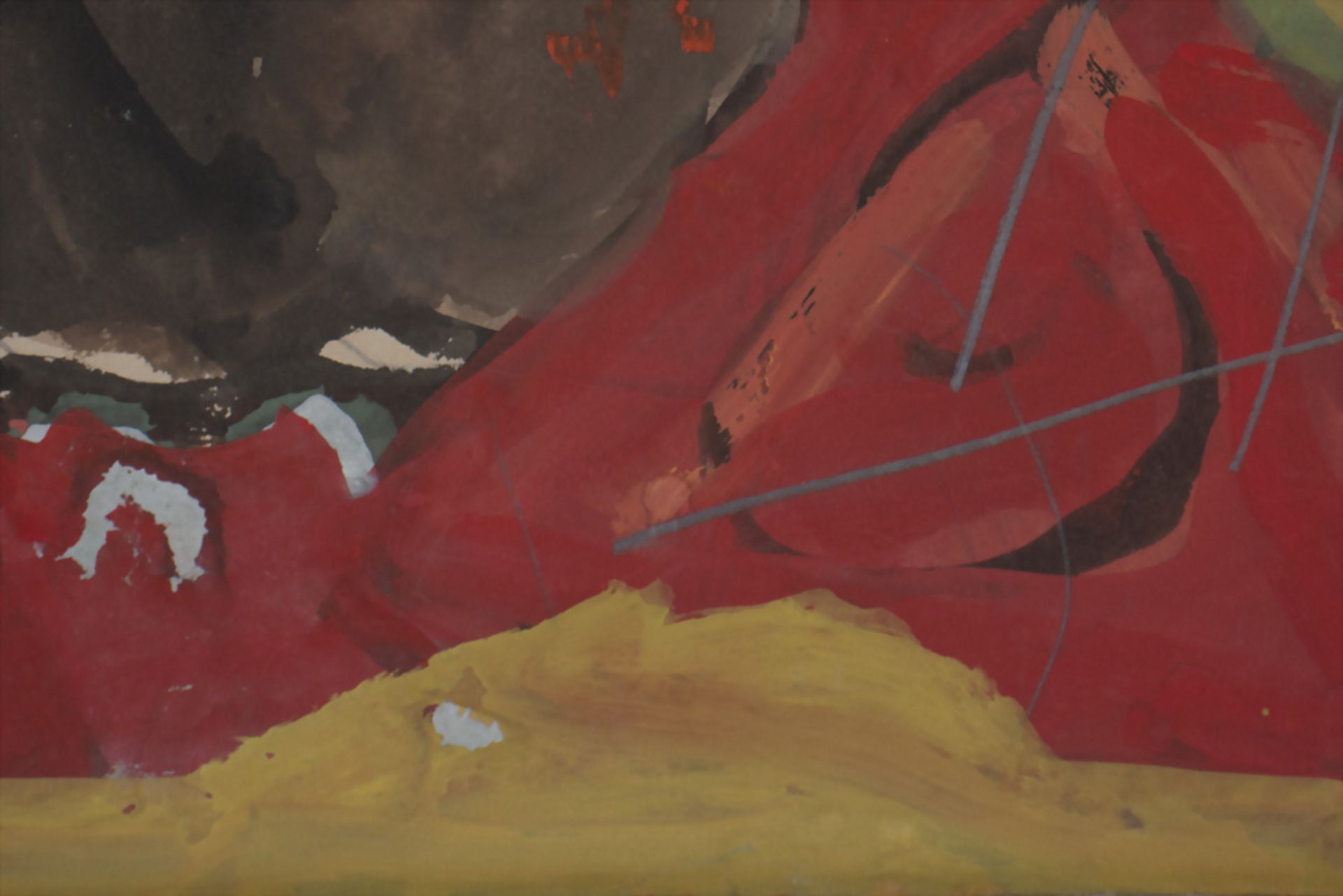 Josef Chaikov (1888-1979), 'Abstrakte Darstellung mit Skulptur und Kopf', 20. Jh. - Image 2 of 3