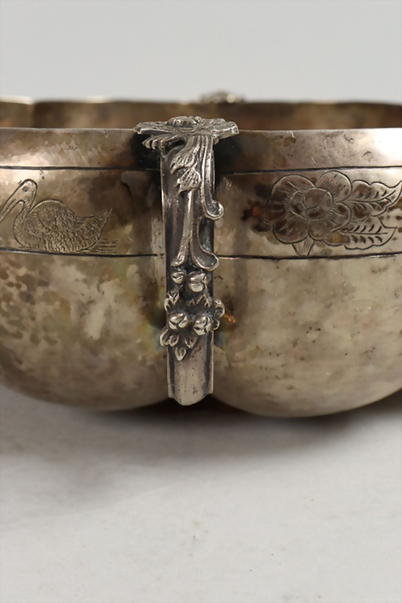 Barock Schüssel / A large Baroque silver bowl, Cayetano Buitrón, Mexico, nach 1810 - Bild 3 aus 8