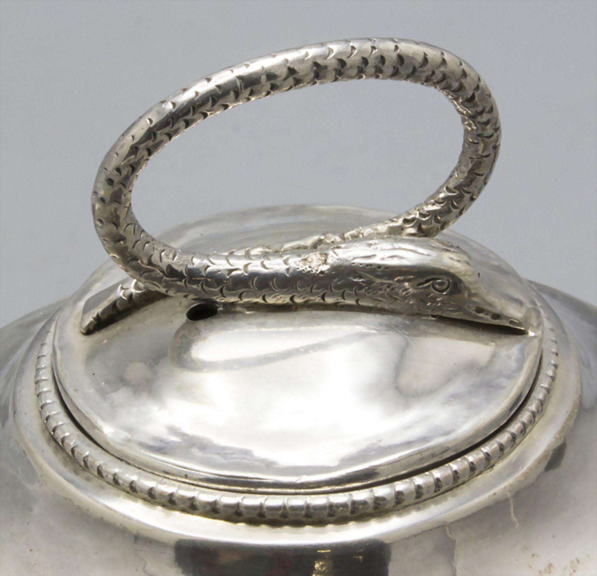 Kanne für Medizin / A silver pot for medicine, Liege/Lüttich, um 1810 - Image 5 of 8