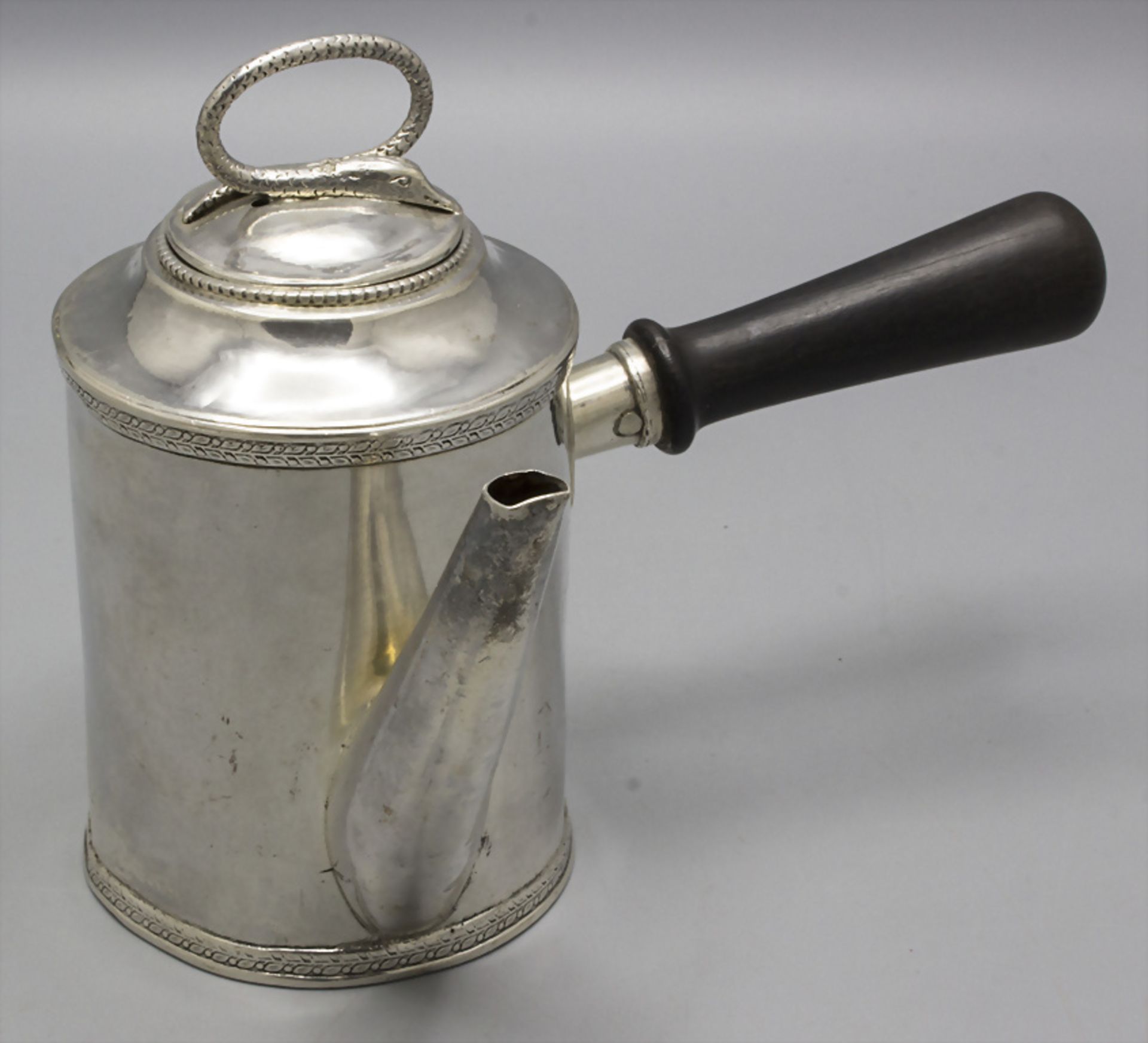 Kanne für Medizin / A silver pot for medicine, Liege/Lüttich, um 1810 - Image 3 of 8