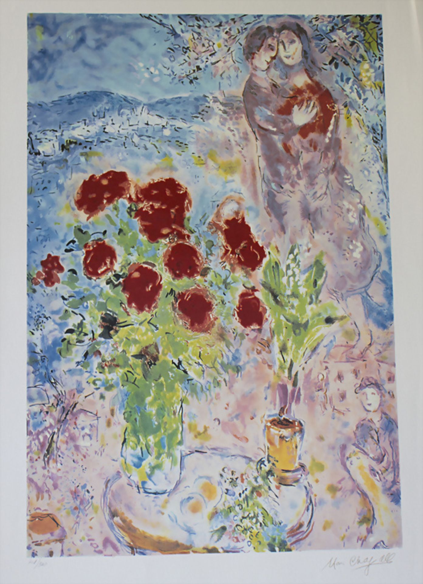 Marc Chagall (1887-1985), 'Bouquet rouge', 20. Jh.