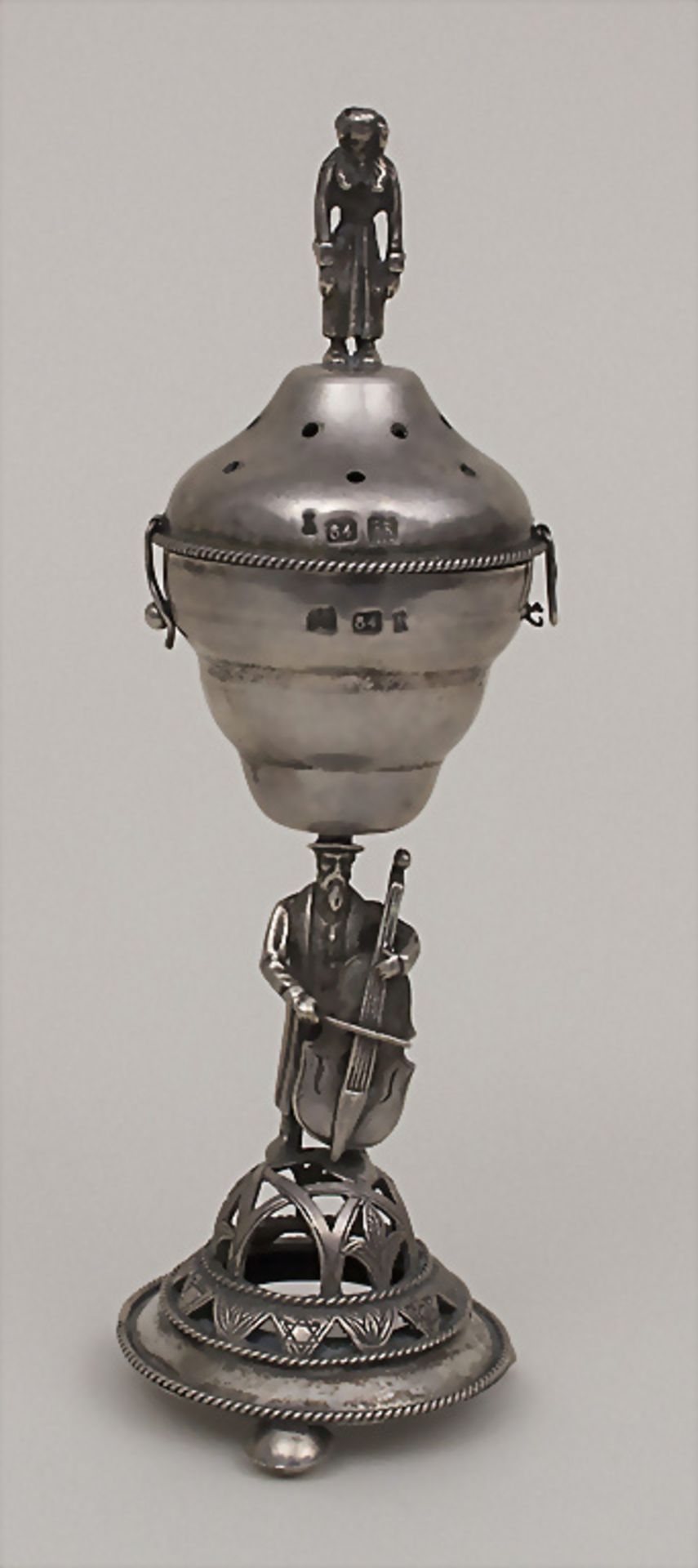 Besaminbüchse / A silver besamin box, Russland / Russia, 1867
