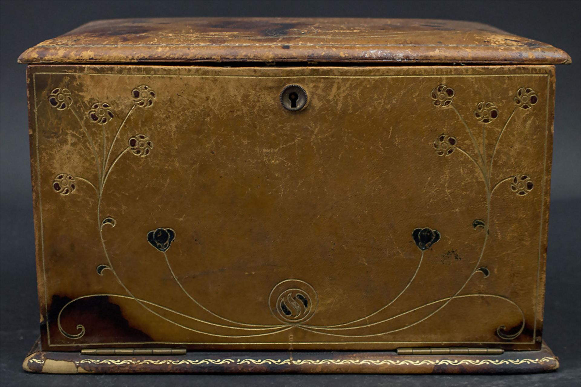 Jugendstil Nähkästchen / An Art Nouveau sewing box, um 1900 - Image 3 of 6