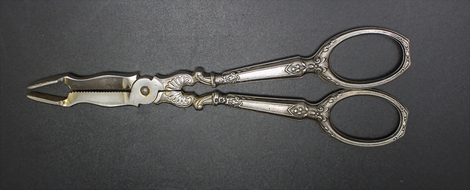 Zuckerzange / Silver sugar tongs, Frankreich, Anfang 20. Jh. - Bild 2 aus 3