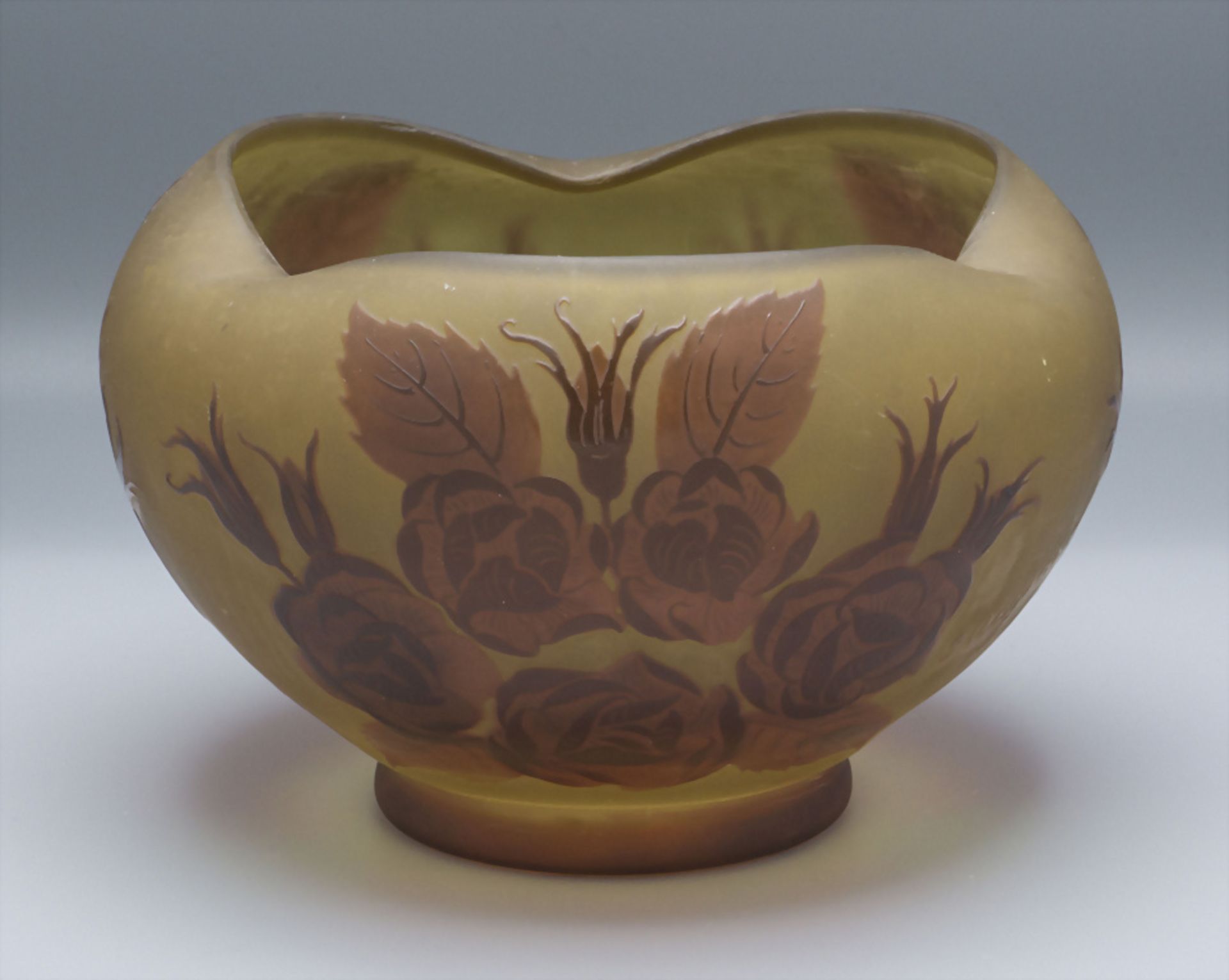 Jugendstil Vase mit Rosen / An Art Nouveau vase with roses, Paul Nicolas, D'Argental, École de ... - Image 4 of 7