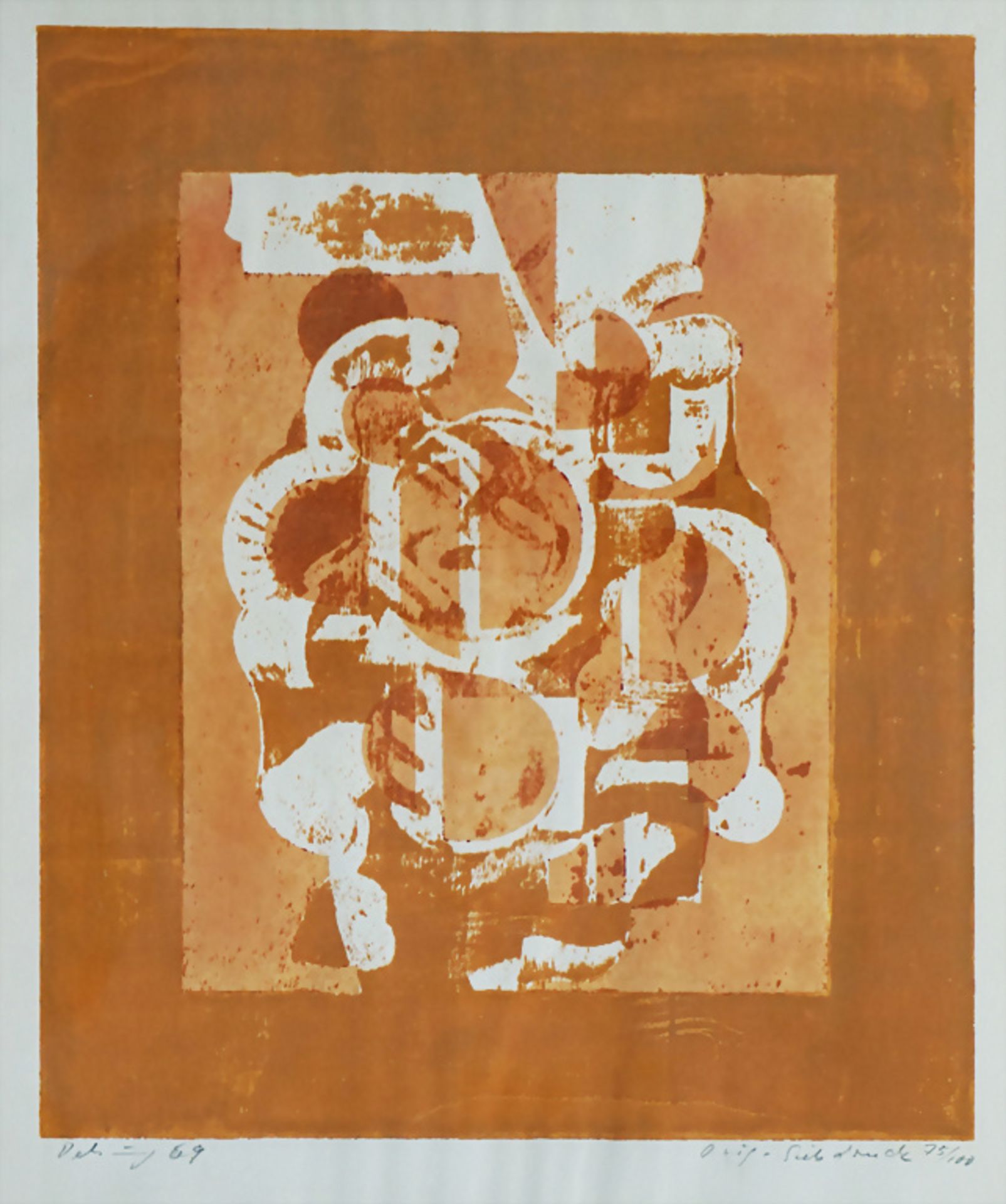 Edith Behring (1916-1996), 'Abstrakte Komposition' / 'An abstract Composition', 1969