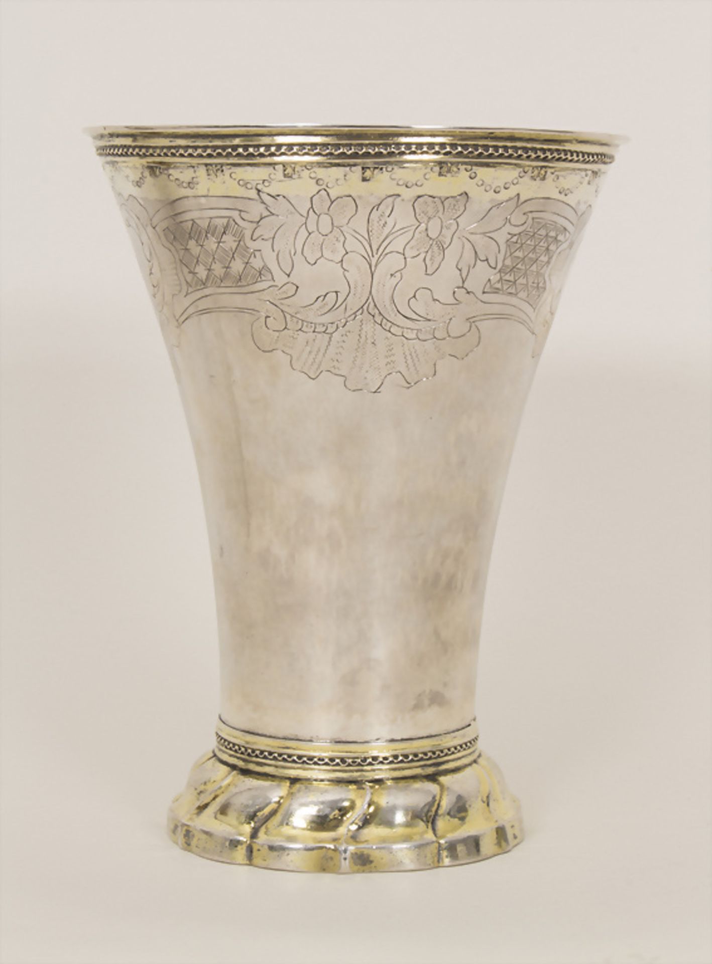 Hochzeitsbecher / A silver wedding beaker, Arvid Floberg, Stockholm, 1791 - Bild 2 aus 7