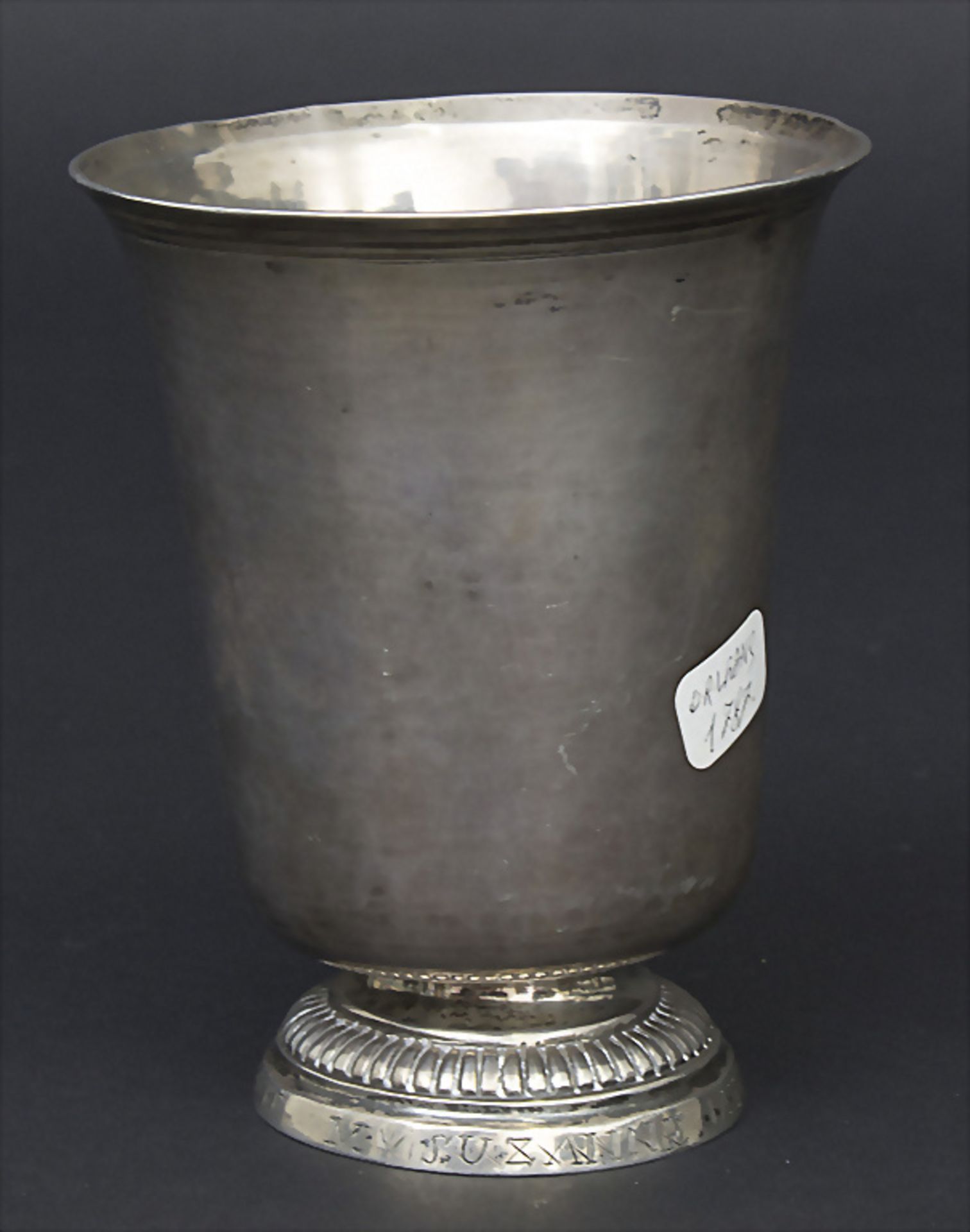 Becher / A silver beaker / goblet, Orléans, 1787 - Bild 2 aus 6