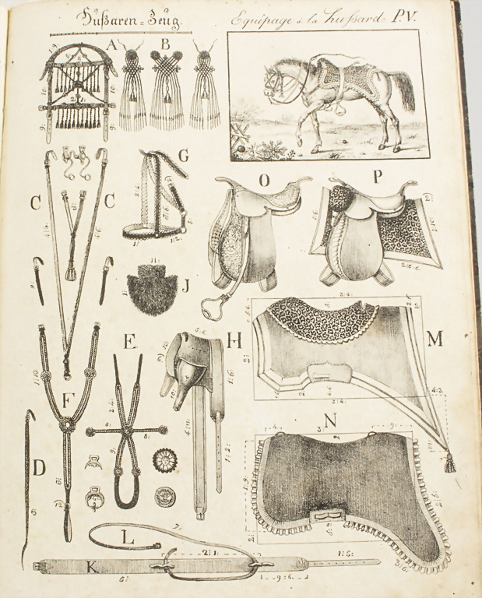 A. Hofer, 'Anweisung zu Sattler-Arbeiten', 1818 - Image 4 of 8