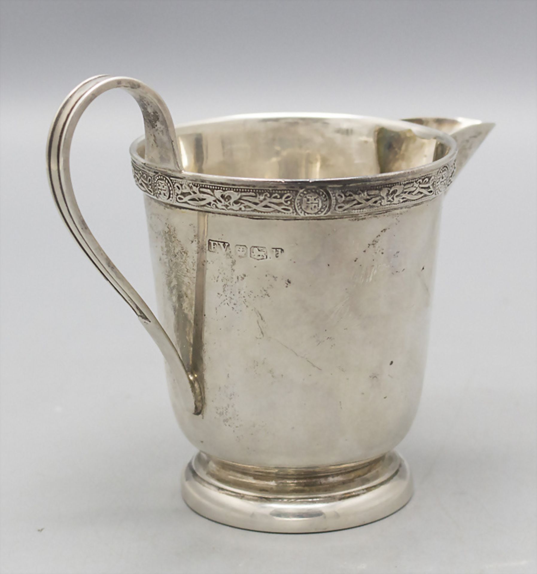 Sahnegießer / A silver creamer, E. Viners, Sheffield, 1937 - Bild 3 aus 5