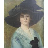 Georges BRÉTEGNIER (1860-1892), Dame mit Hut / Lady with a hat
