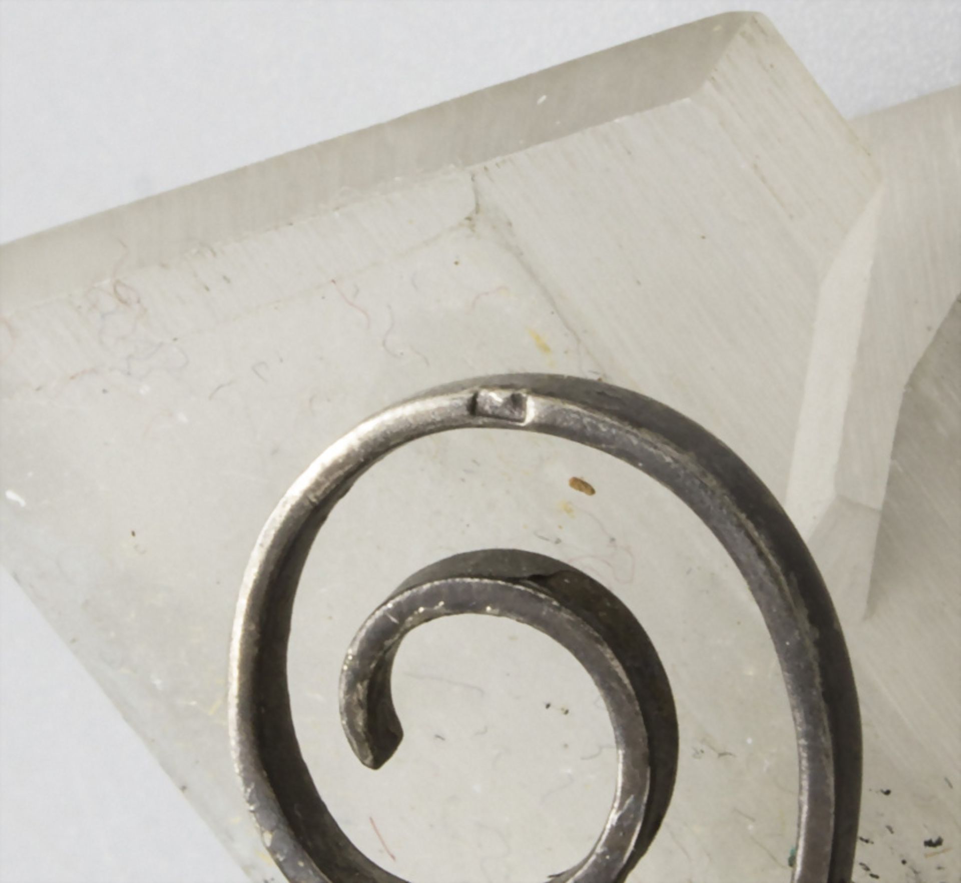 Miniatur Handleuchter / A miniature silver candle holder with handle, Georg Adam Scheid ... - Image 4 of 4