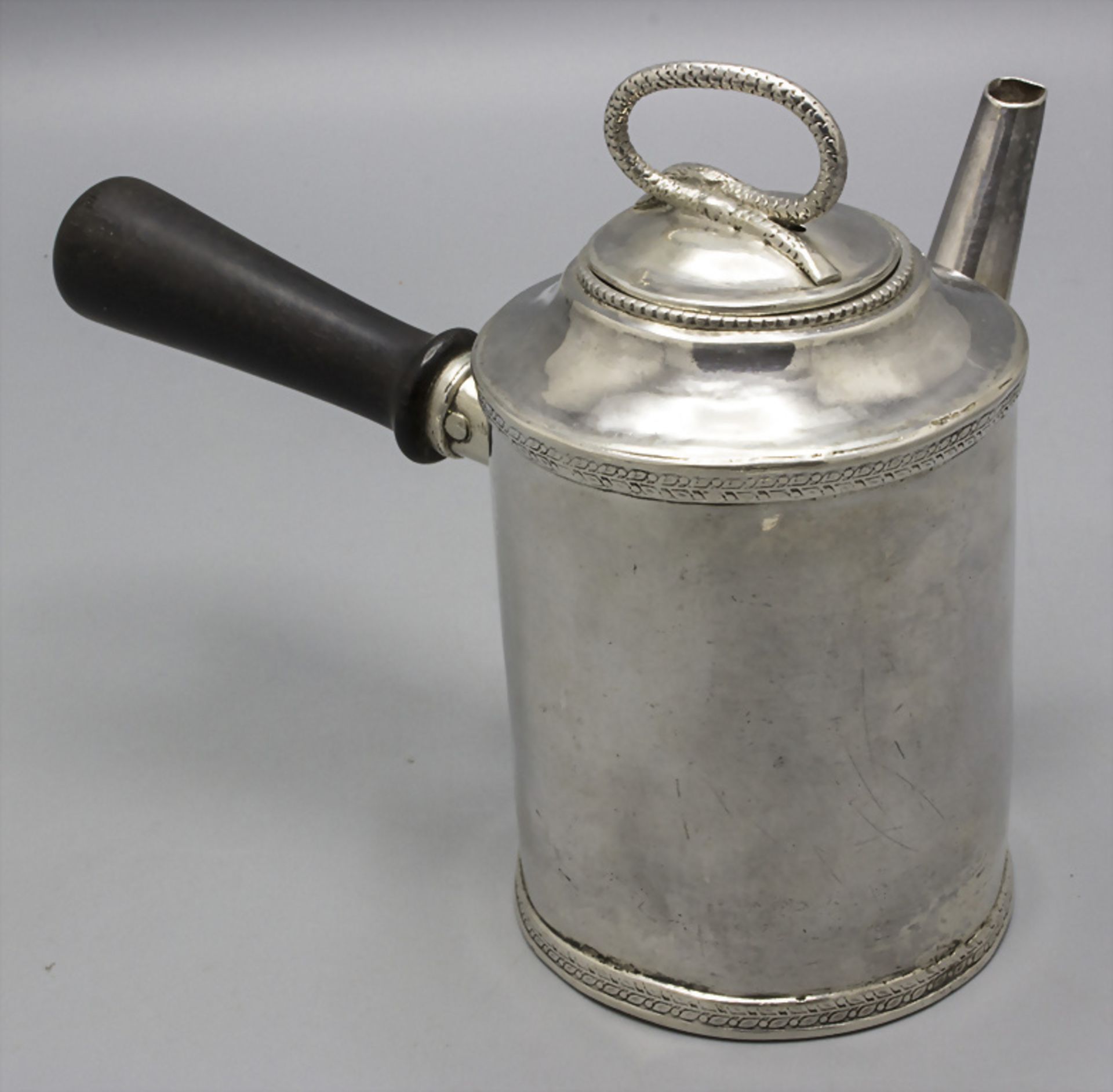 Kanne für Medizin / A silver pot for medicine, Liege/Lüttich, um 1810 - Image 2 of 8