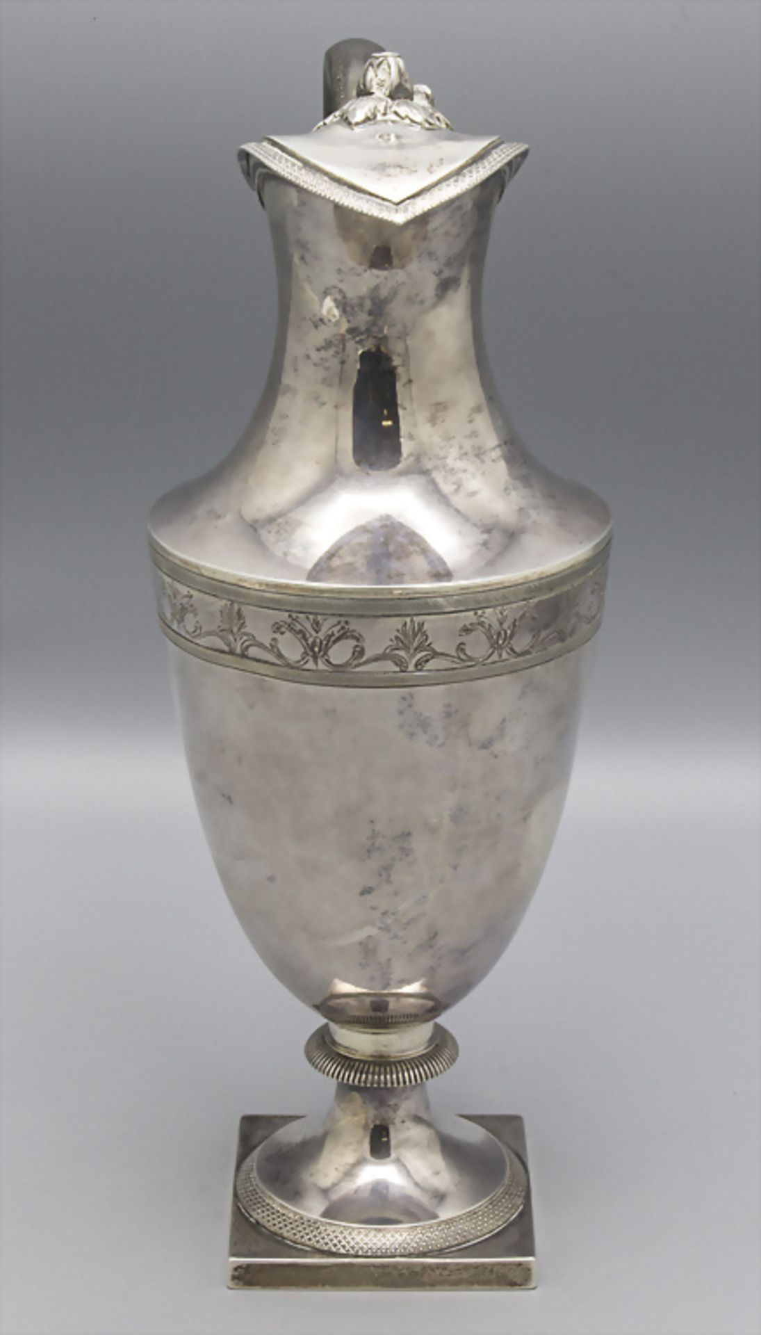 Weinkrug / A silver wine jug, Paris, 19. Jh. - Bild 2 aus 9