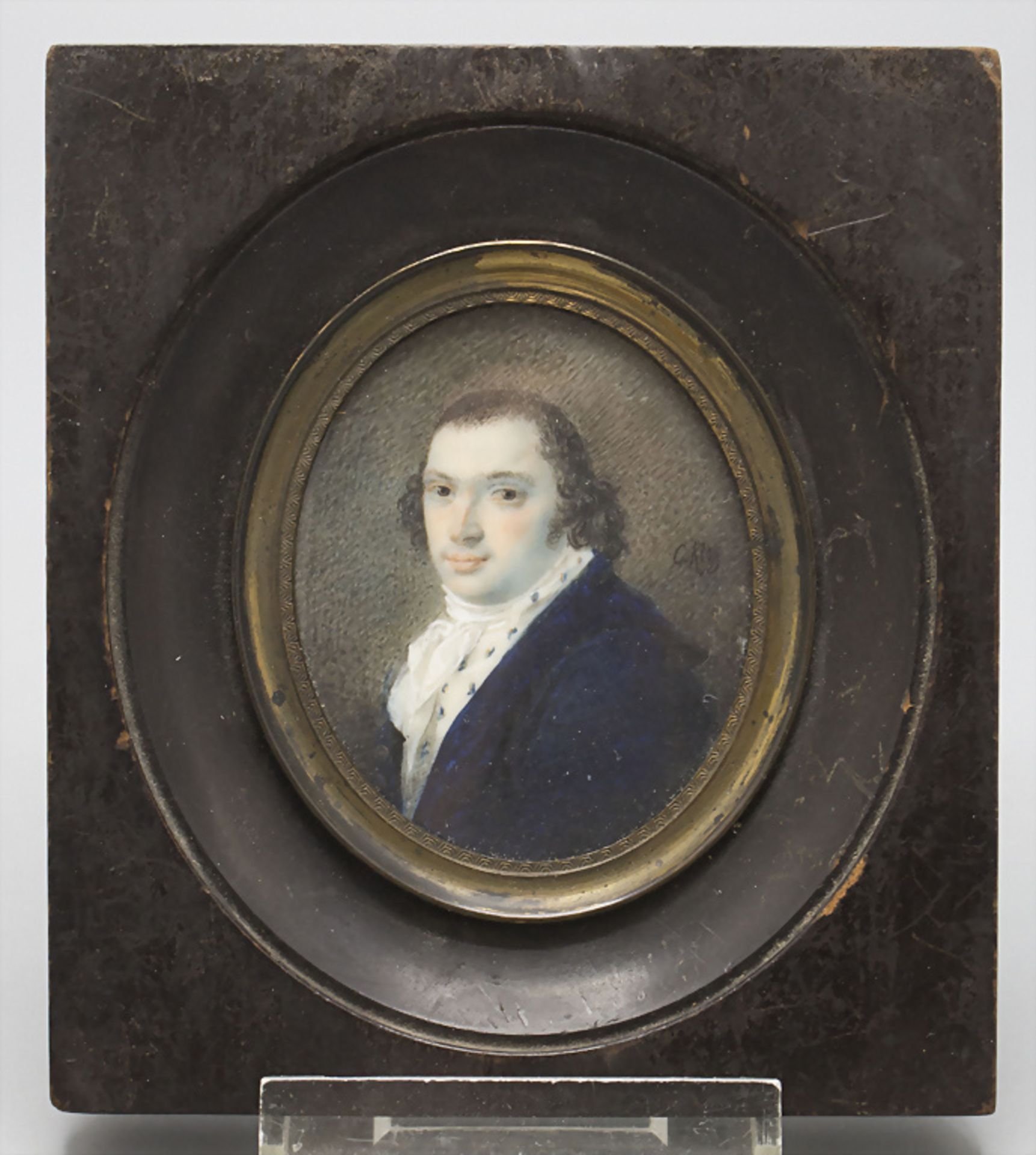 Caspar Gerhard KLOTZ (Mannheim 1774-1847 München), Miniatur Porträt eines Herrn / A miniature ...