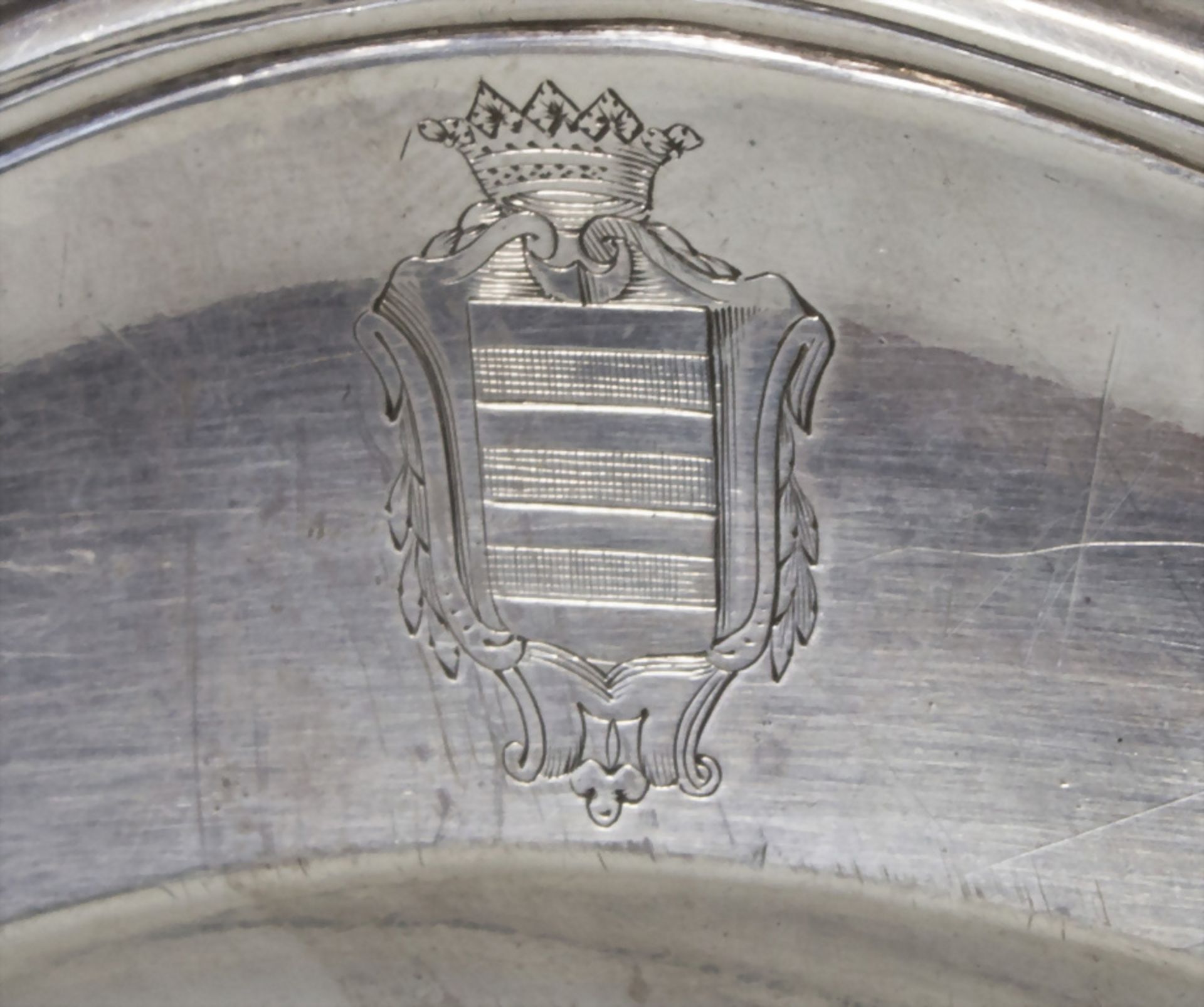 2 Platten mit Adelswappen / Two plates with coat of arms, Antoine Hience, Paris, 1808 - Image 3 of 7