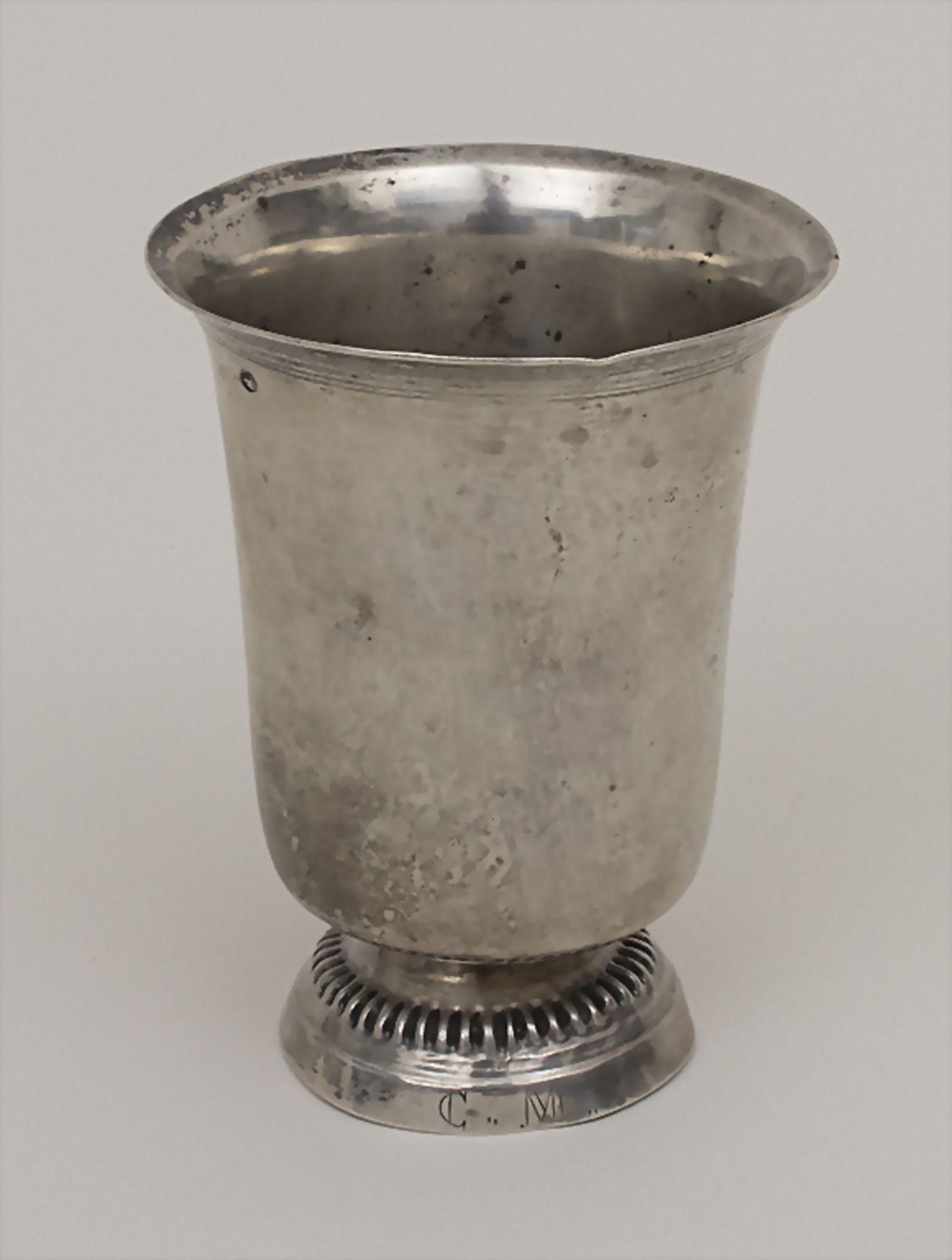 Becher / A silver beaker, Saint Étienne, 1809-1819 - Image 2 of 3