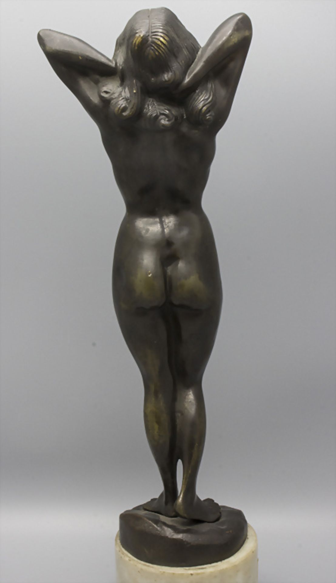 Jugendstil Akt / An Art Nouveau bronze of a nude, deutsch, um 1900 - Bild 6 aus 7