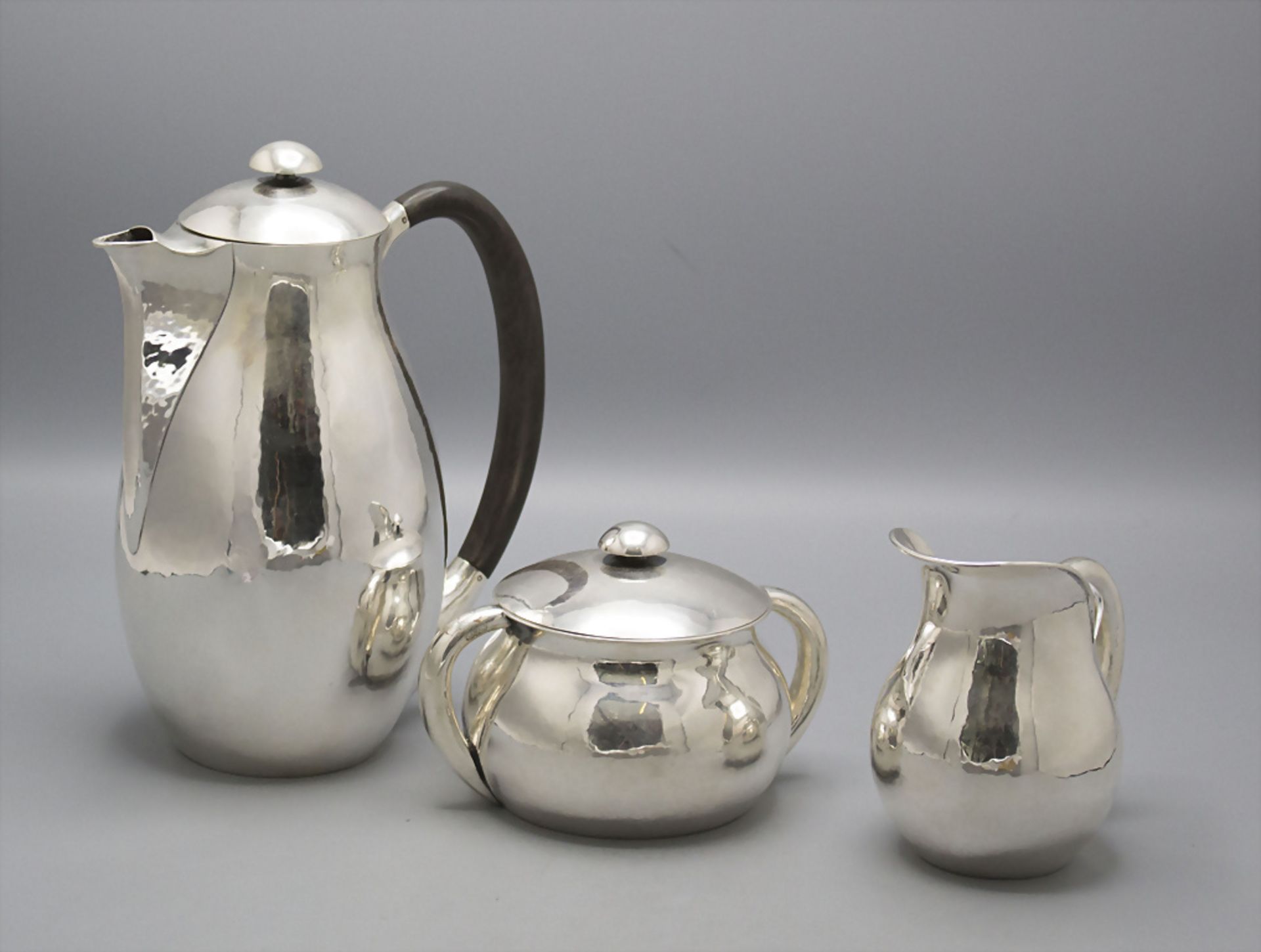 Art Déco Kaffeekern / A silver Art Deco coffee set, Hans Hansen, Denmark, 1930-1932