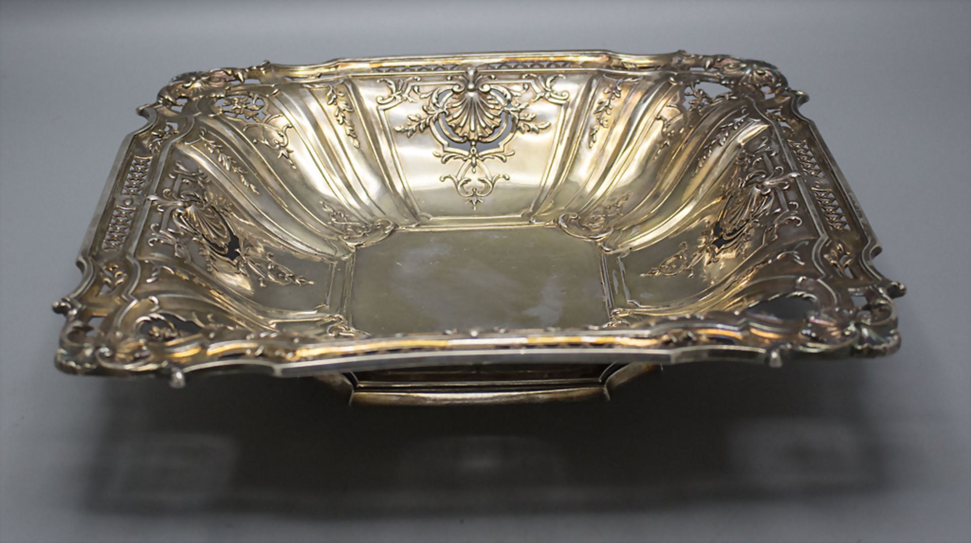 Silberschale / A Sterling silver bowl, E. Tetard, Paris, um 1880 - Image 3 of 6