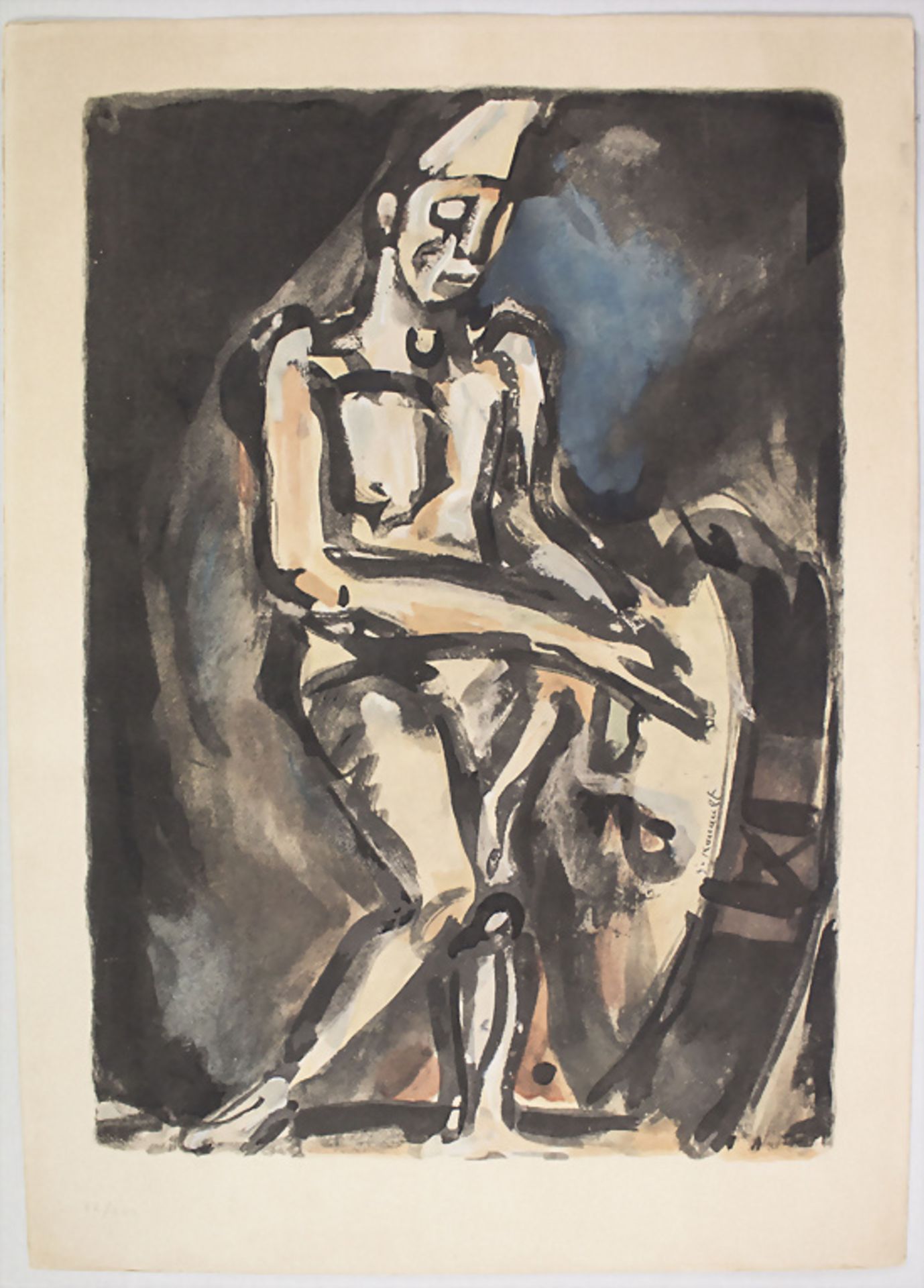 George Rouault (1871-1958), 'Triste Os de Cirque de l'étoile filante' / 'Sad clown of the ...